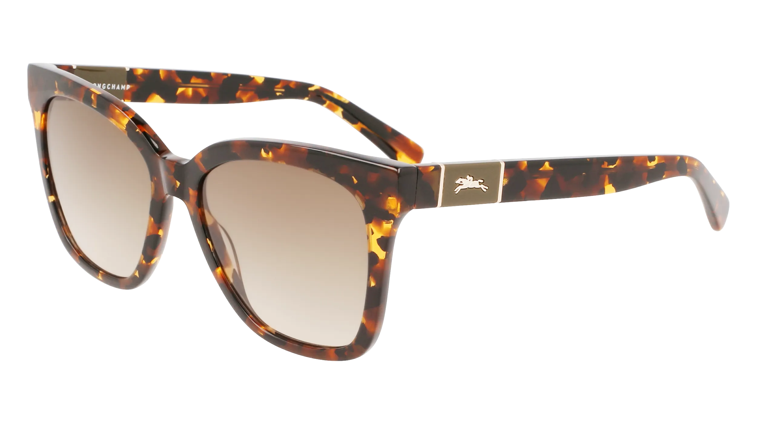 LONGCHAMP LO696S 242 Occhiali da sole Acetato Havana Marrone Squadrata Normale Fotocromatiche - immagine 1