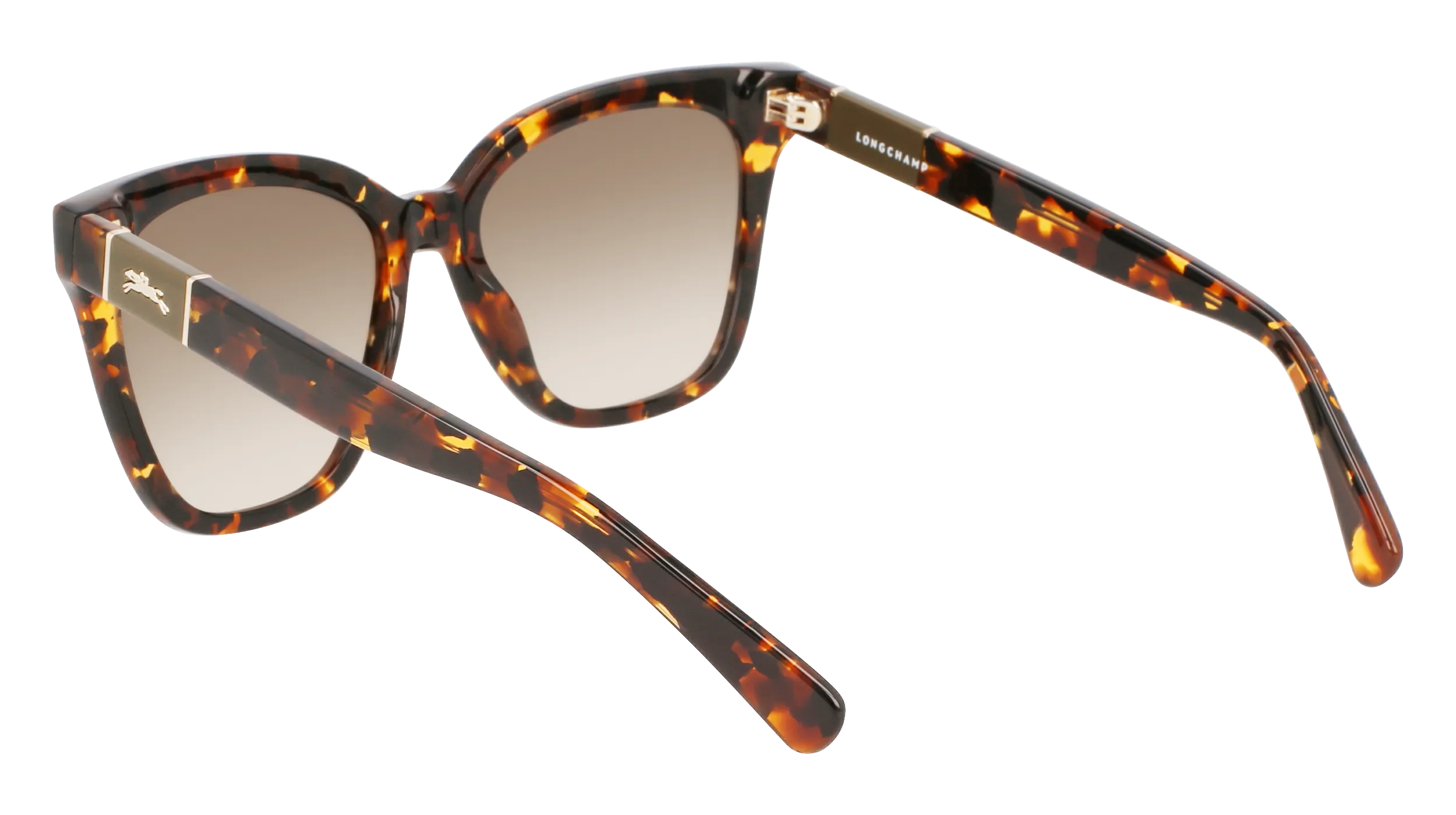 LONGCHAMP LO696S 242 Occhiali da sole Acetato Havana Marrone Squadrata Normale Fotocromatiche - immagine 3