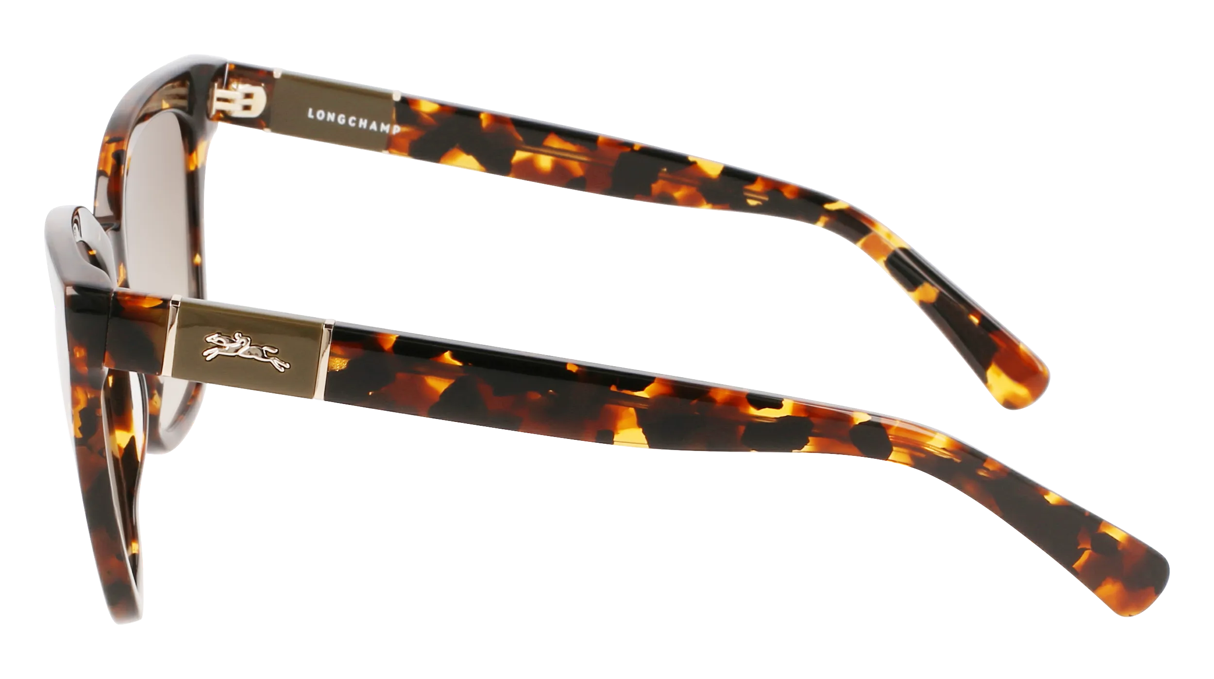 LONGCHAMP LO696S 242 Occhiali da sole Acetato Havana Marrone Squadrata Normale Fotocromatiche - immagine 4