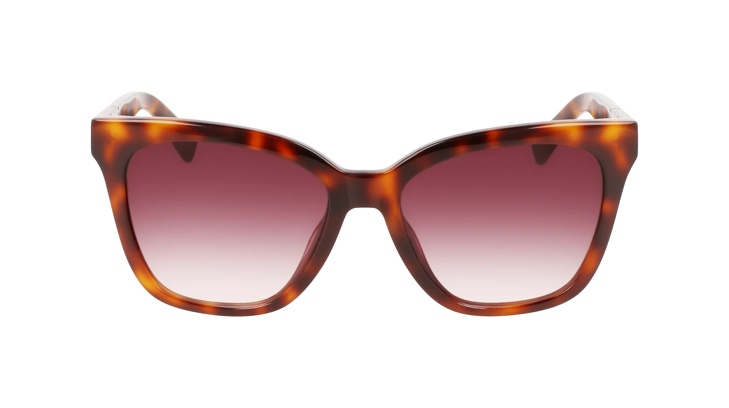 LONGCHAMP LO696S 230 Occhiali da sole Acetato Havana Viola Squadrata Normale Fotocromatiche - immagine 2