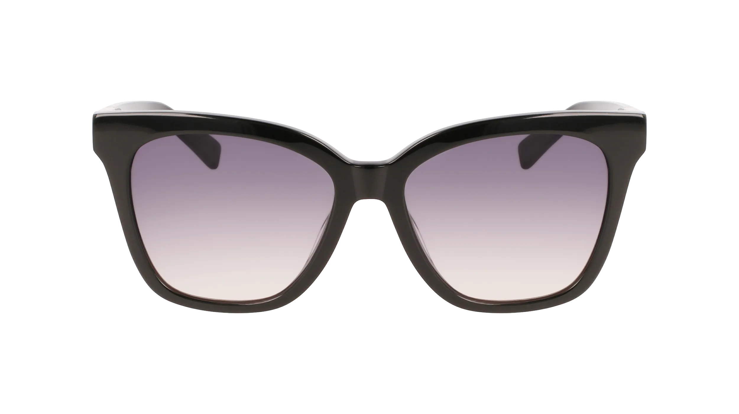 LONGCHAMP LO696S 001 Occhiali da sole Acetato Nero Viola Squadrata Normale Fotocromatiche - immagine 2
