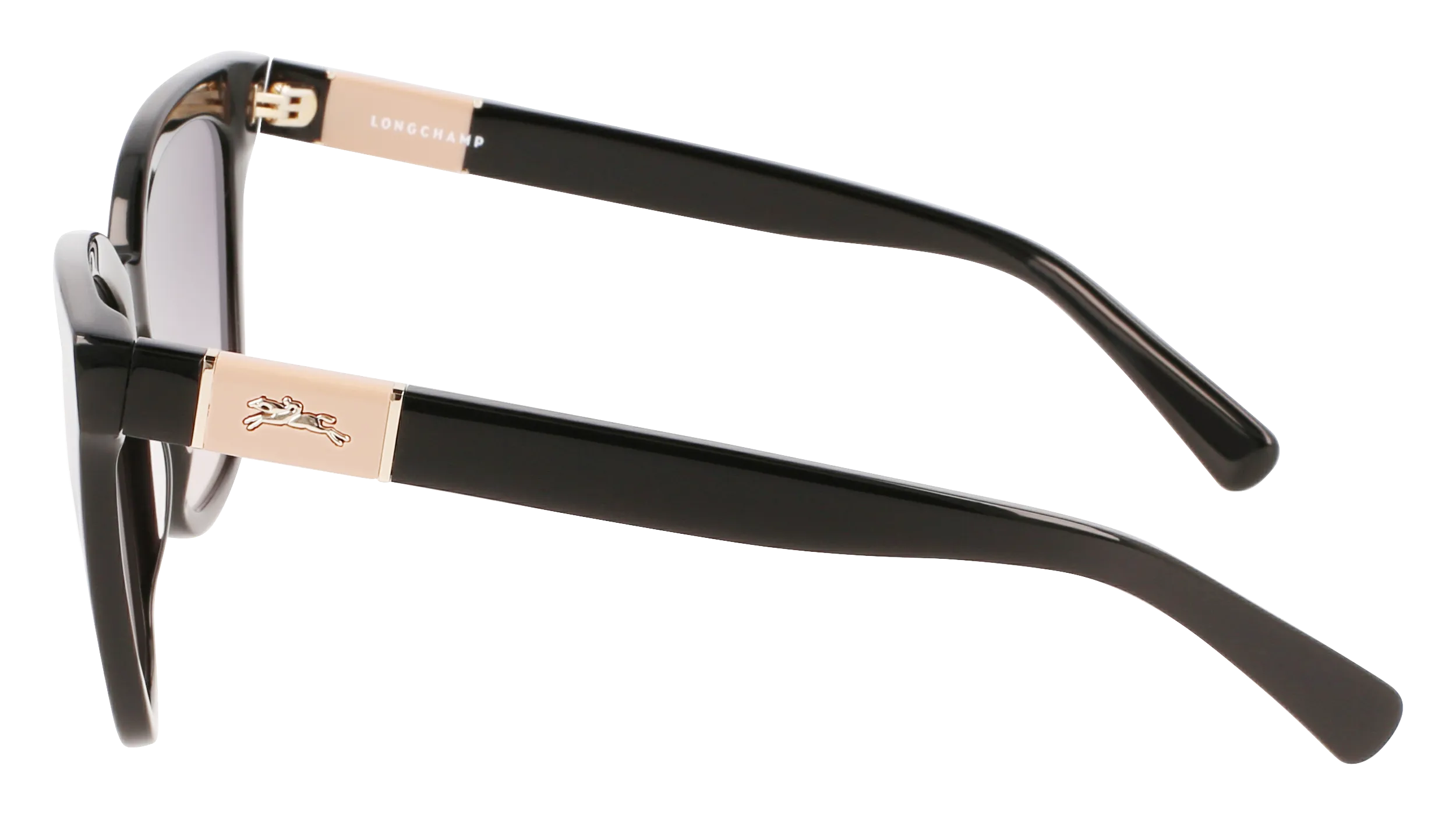 LONGCHAMP LO696S 001 Occhiali da sole Acetato Nero Viola Squadrata Normale Fotocromatiche - immagine 4