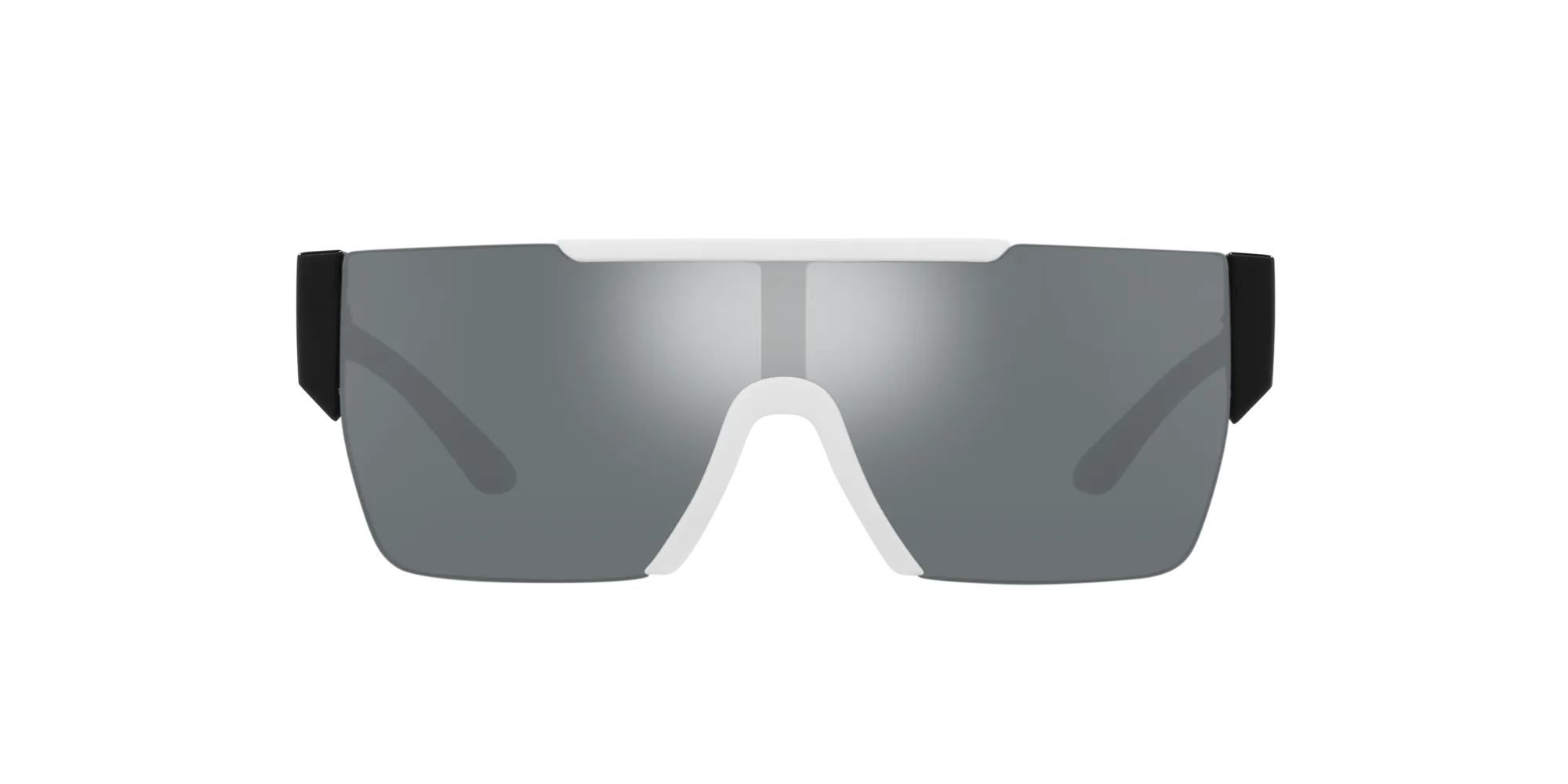 Burberry JB4387 40496G Occhiali da sole Iniettato Bianco Grigio Squadrata Specchiate - immagine 2