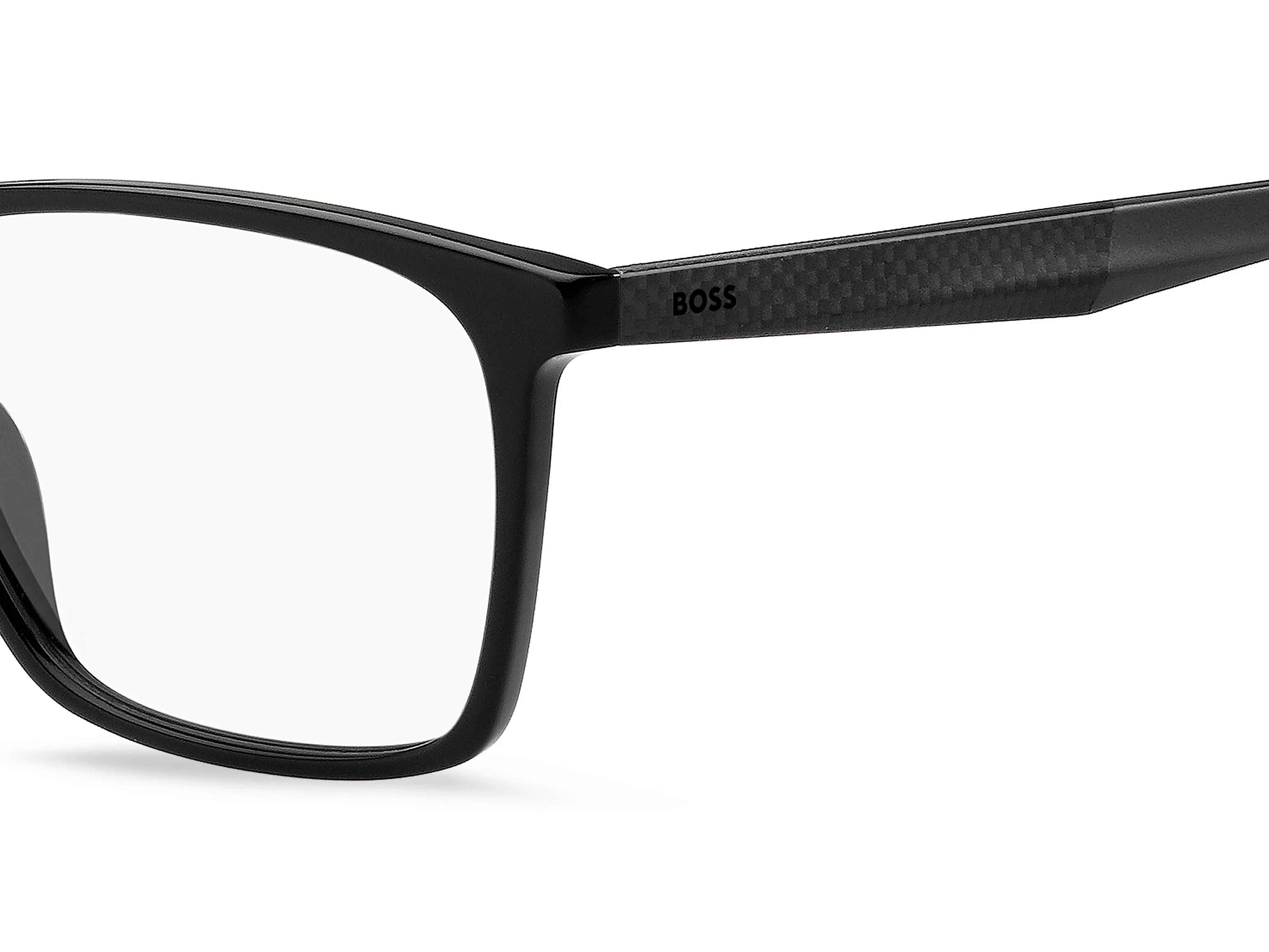 Hugo Boss BOSS 1582 807 Montature da vista Acetato Nero Squadrata - immagine 3