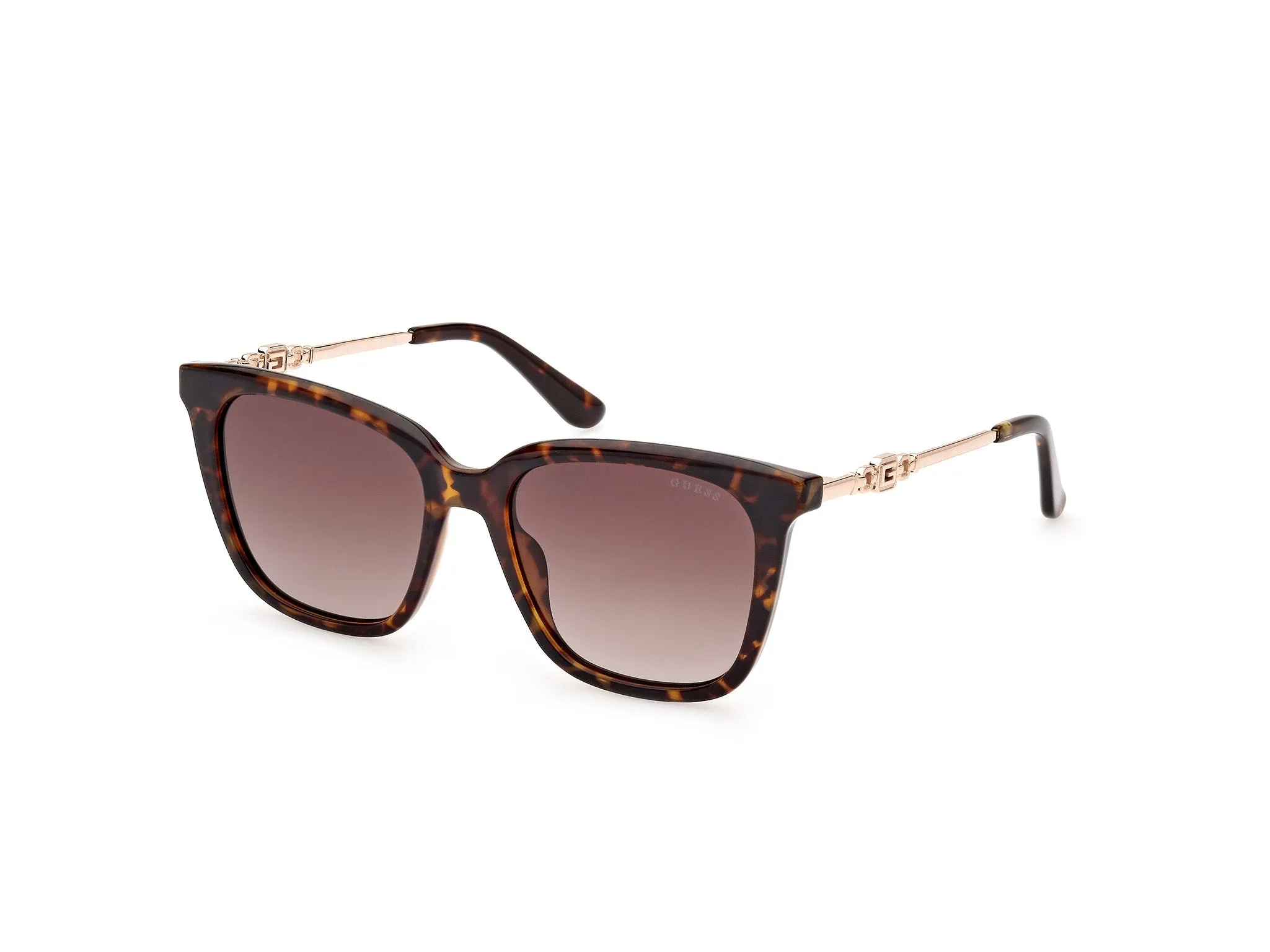 Guess GU7886 52F Occhiali da sole Iniettato Squadrata Normale Sfumato - immagine 1