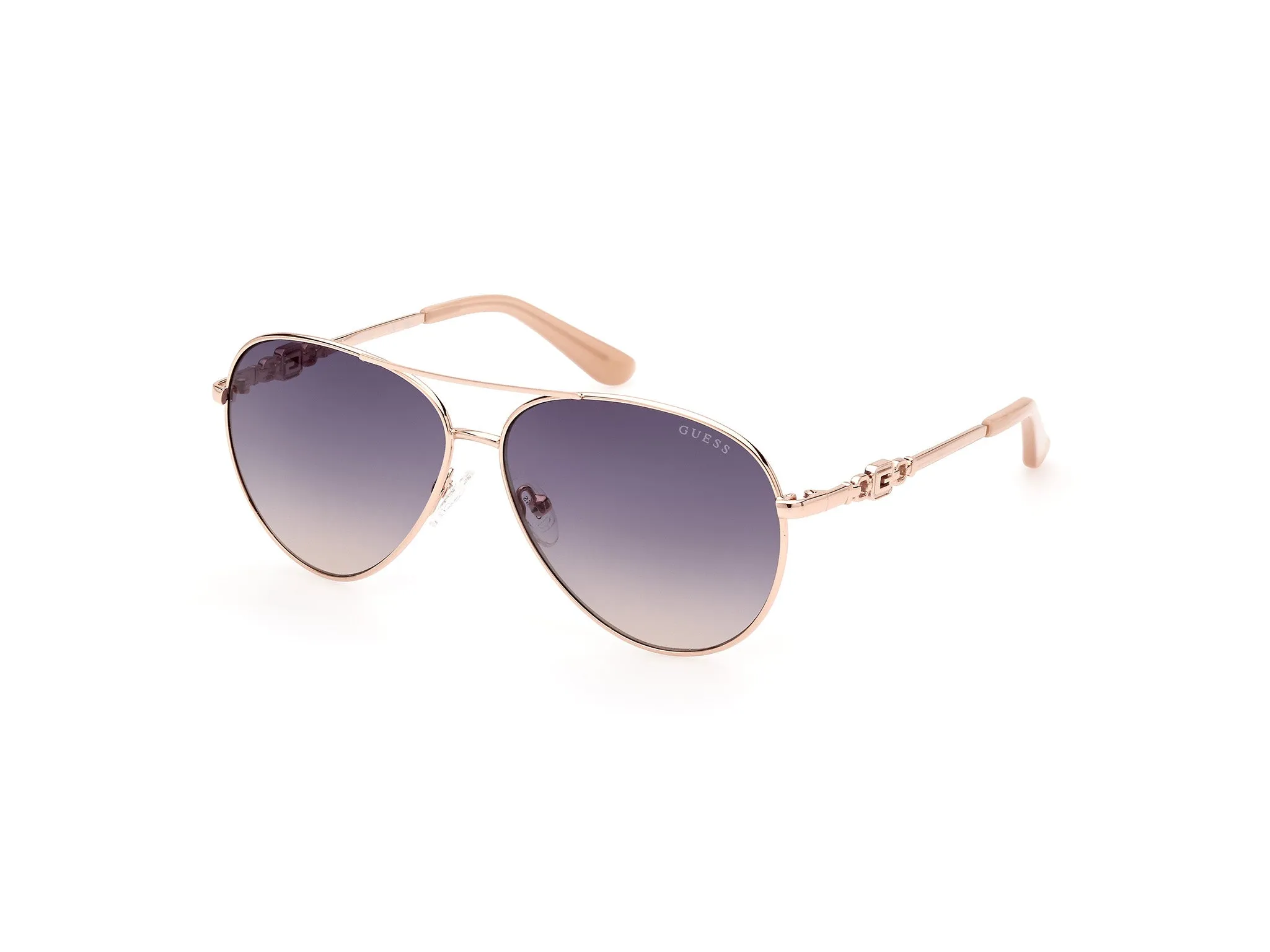 Guess GU7885-H 28W Occhiali da sole Metallo Oro Blu Pilot Normale Sfumato - immagine 1