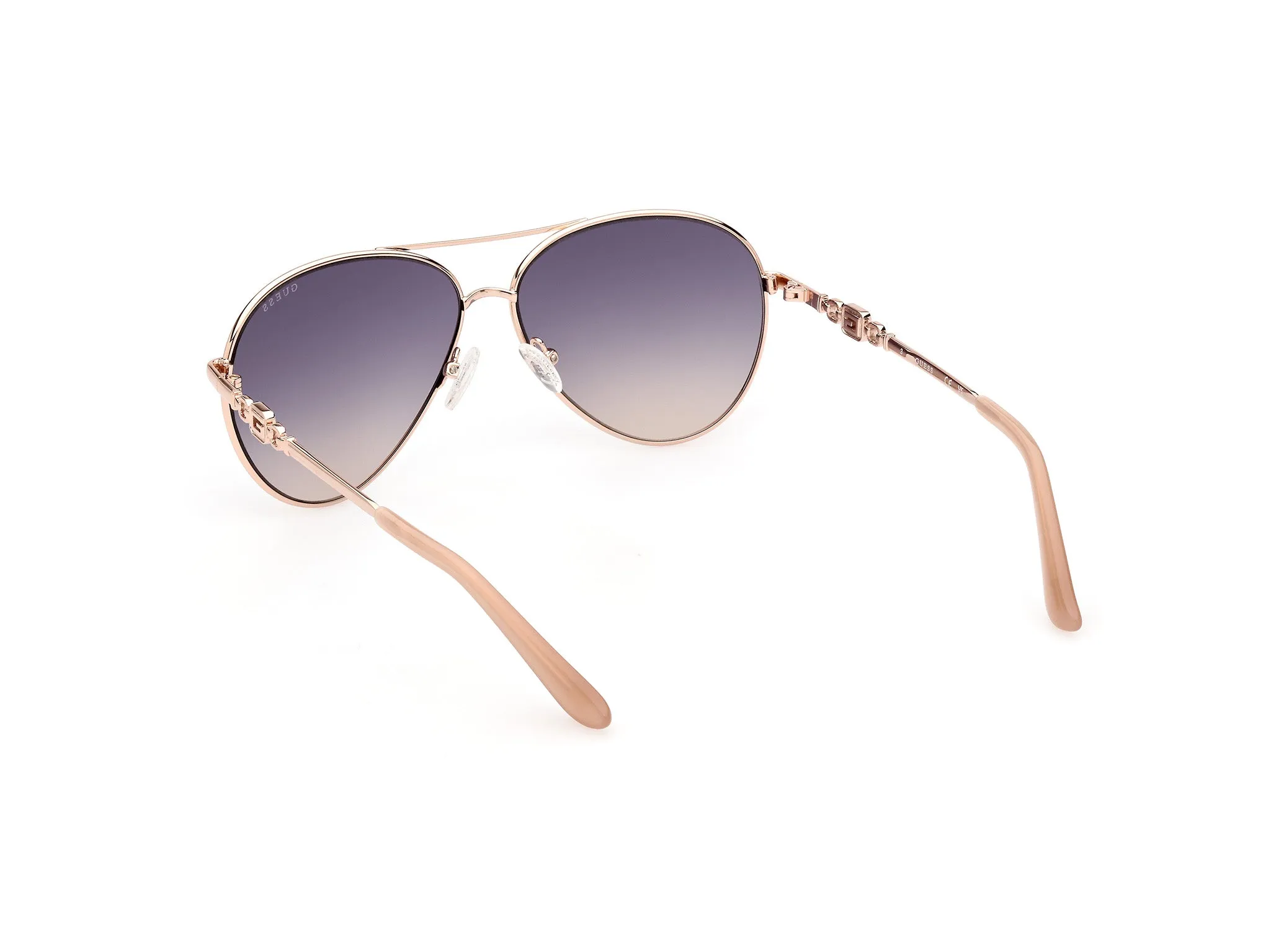 Guess GU7885-H 28W Occhiali da sole Metallo Oro Blu Pilot Normale Sfumato - immagine 4