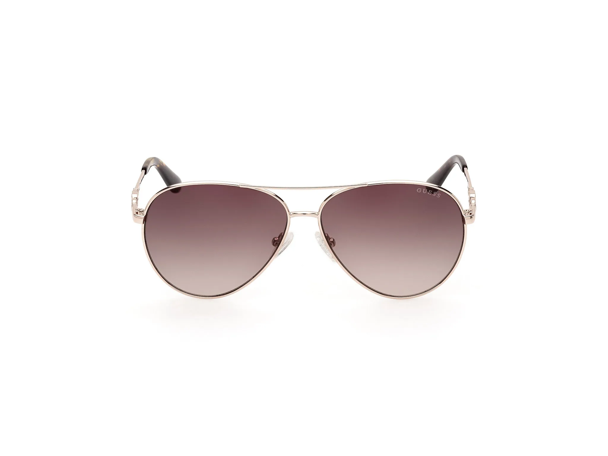 Guess GU7885-H 32F Occhiali da sole Metallo Oro Marrone Pilot Normale Sfumato - immagine 3
