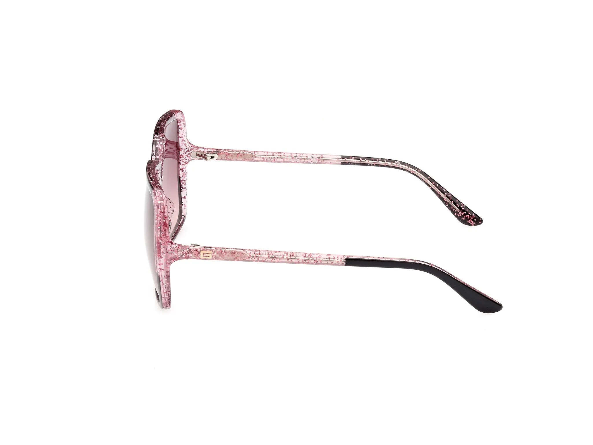 Guess GU7883 01T Occhiali da sole Iniettato Nero Bordeaux Squadrata Normale Sfumato - immagine 2