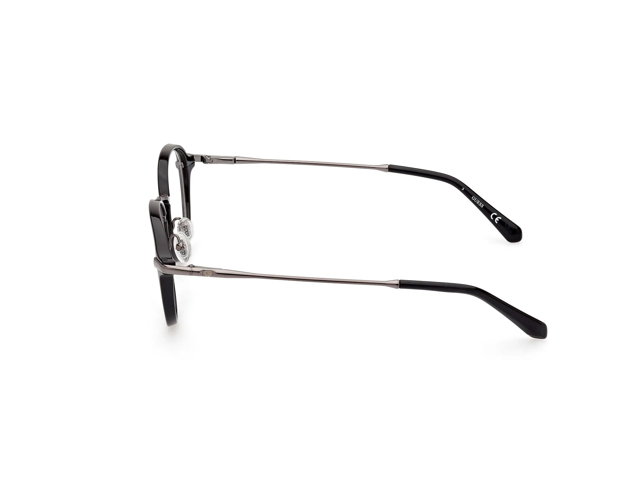 Guess GU50079 1 Montature da vista Iniettato Nero Rotonda Normale - immagine 2