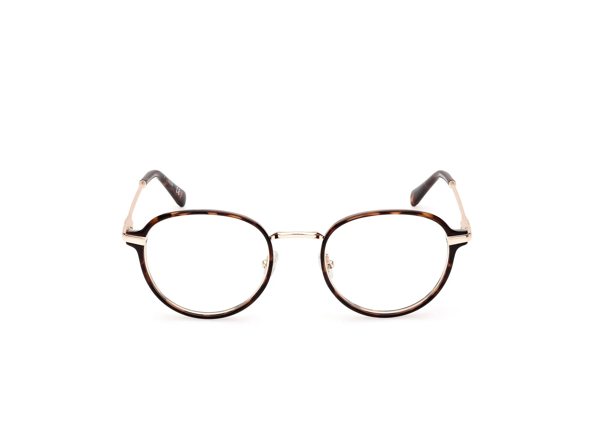 Guess GU50079 52 Montature da vista Iniettato Havana Rotonda Normale - immagine 3