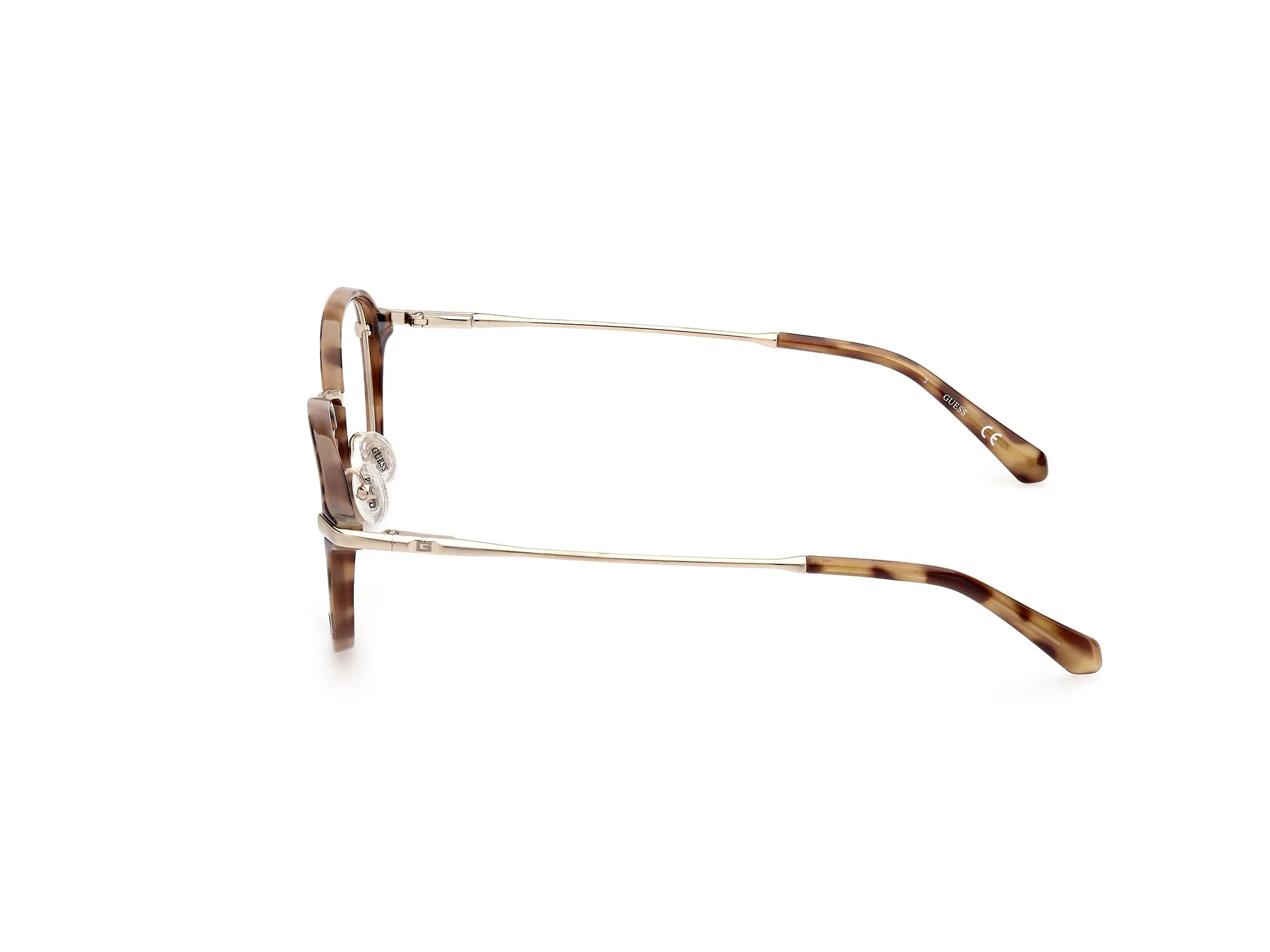 Guess GU50079 53 Montature da vista Iniettato Havana Rotonda Normale - immagine 2