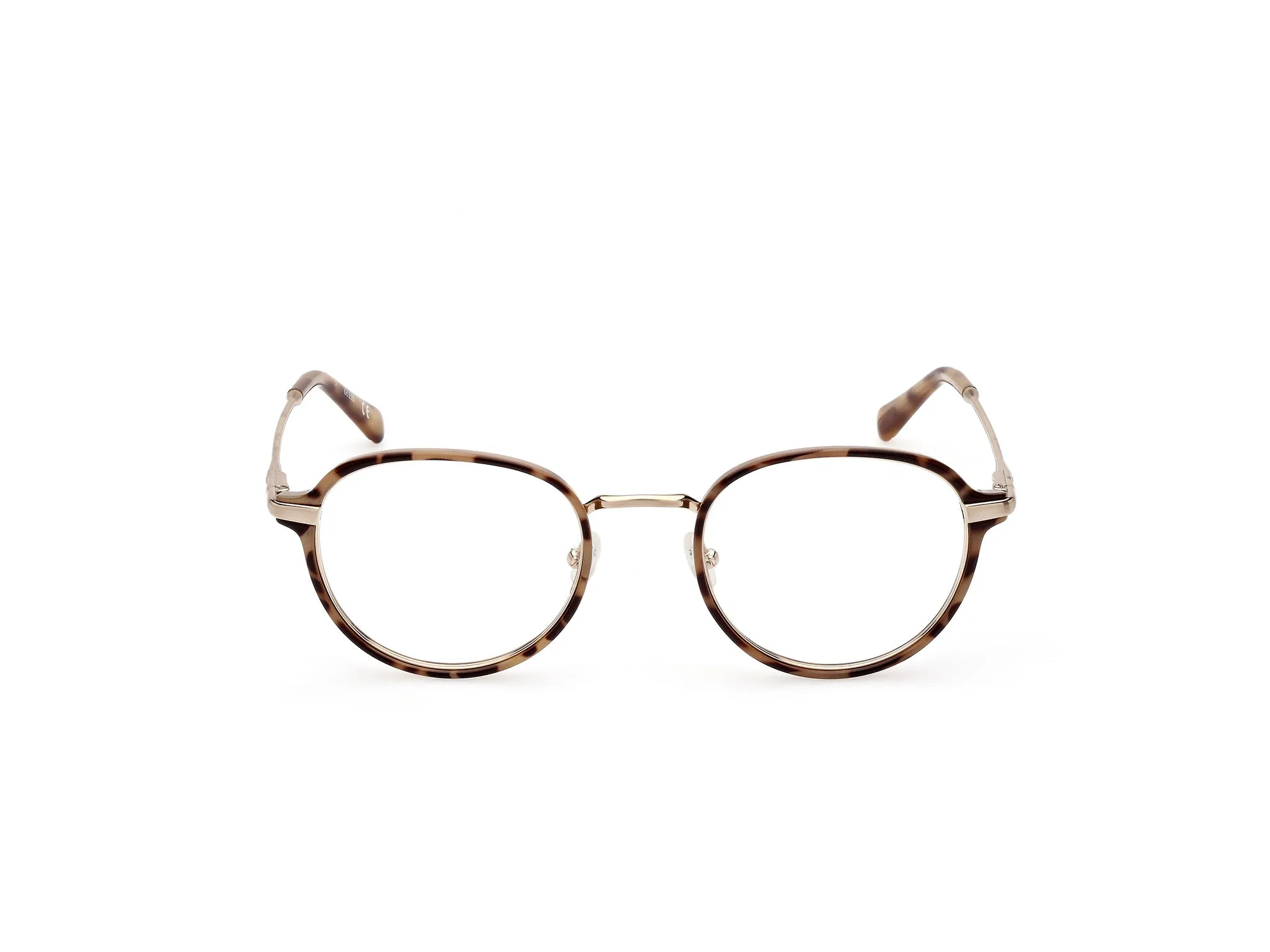 Guess GU50079 53 Montature da vista Iniettato Havana Rotonda Normale - immagine 3
