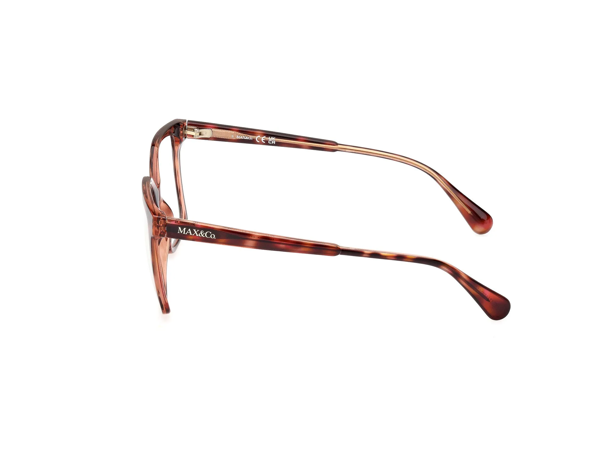 MAX&Co MO5105 55 Montature da vista Iniettato Havana Geometrica Normale - immagine 2