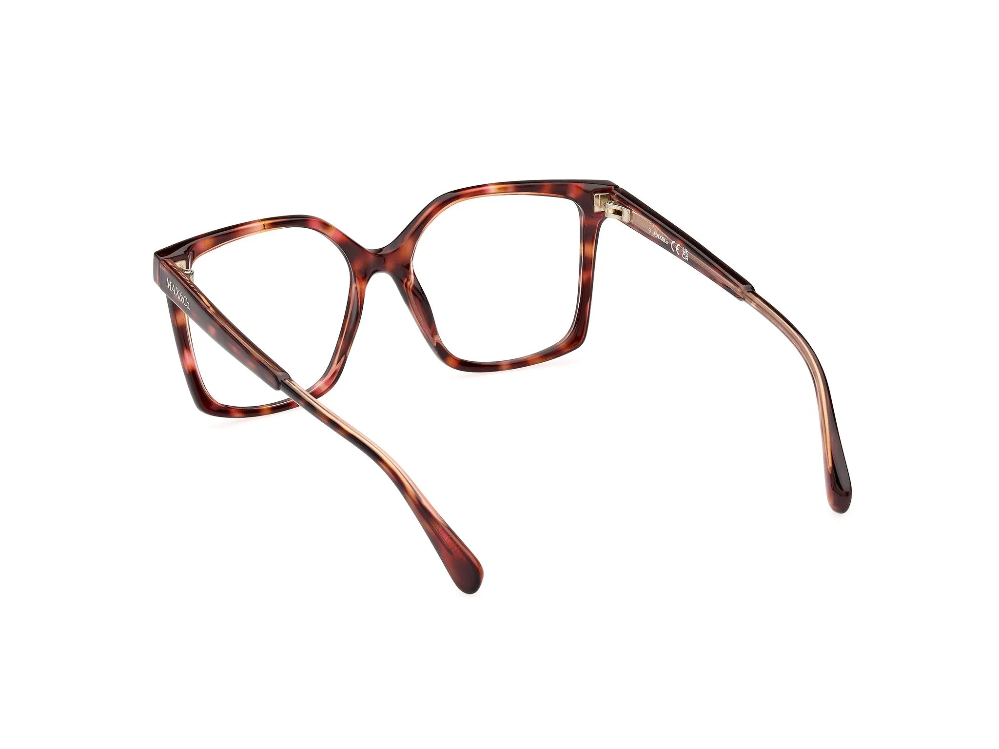 MAX&Co MO5105 55 Montature da vista Iniettato Havana Geometrica Normale - immagine 4