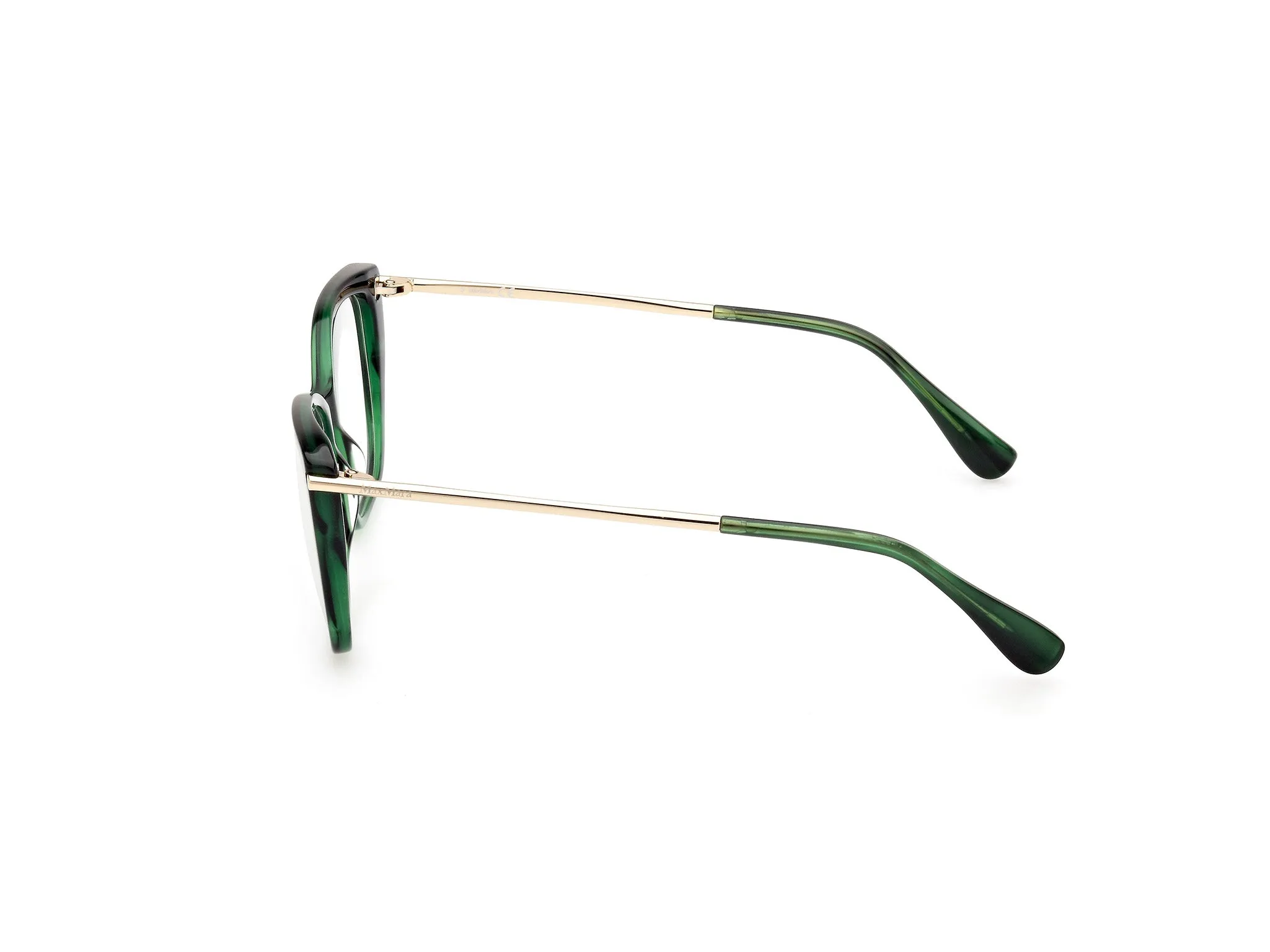 Max Mara MM5007 98 Montature da vista Acetato Verde Squadrata Normale - immagine 2