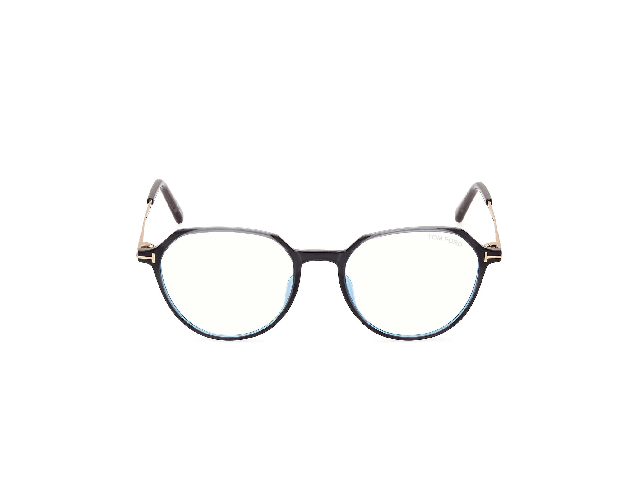 TOM FORD FT5875-B 20 Montature da vista Iniettato Grigio Rotonda Normale - immagine 3