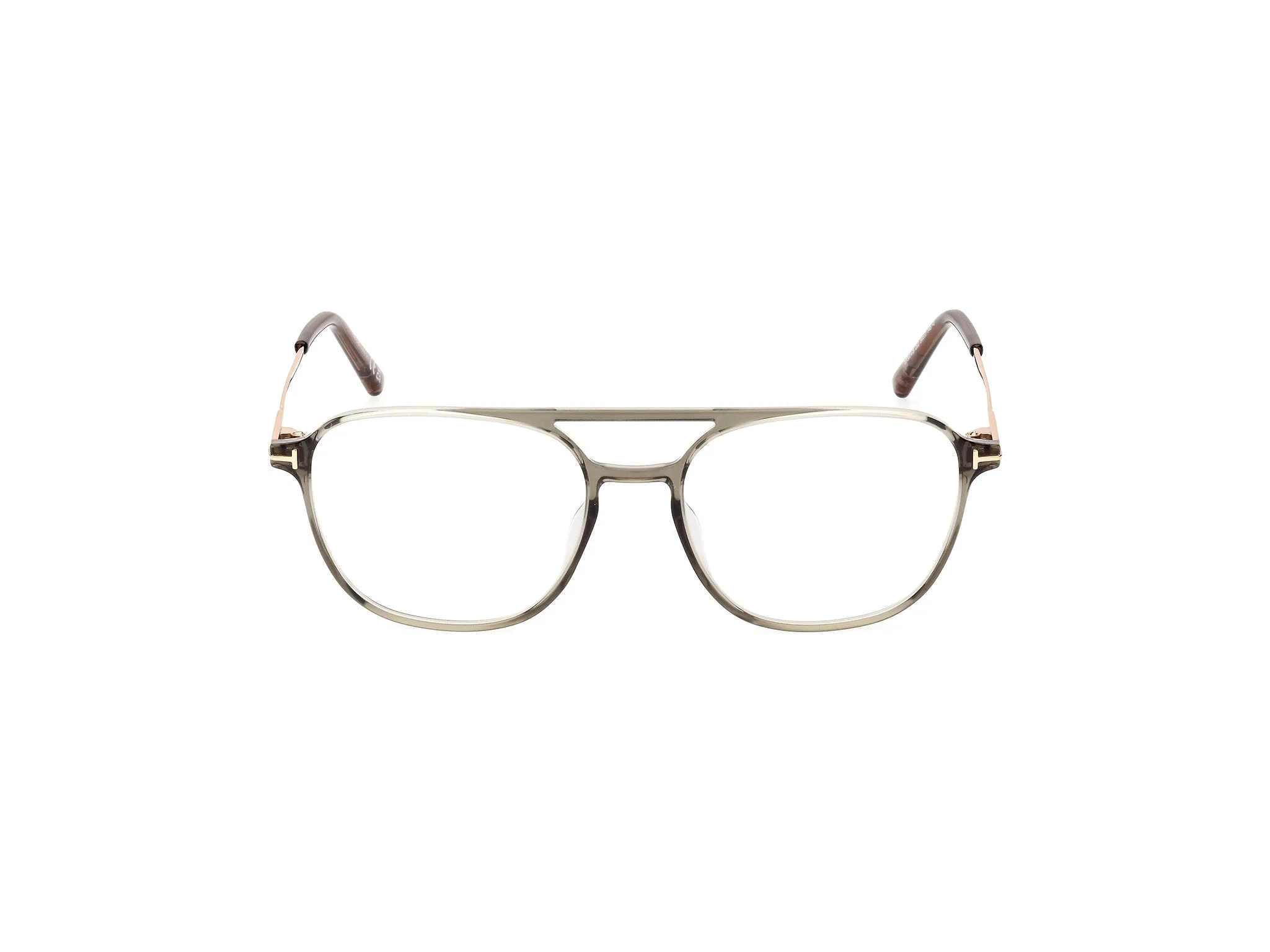 TOM FORD FT5874-B 93 Montature da vista Iniettato Verde Pilot Normale - immagine 3
