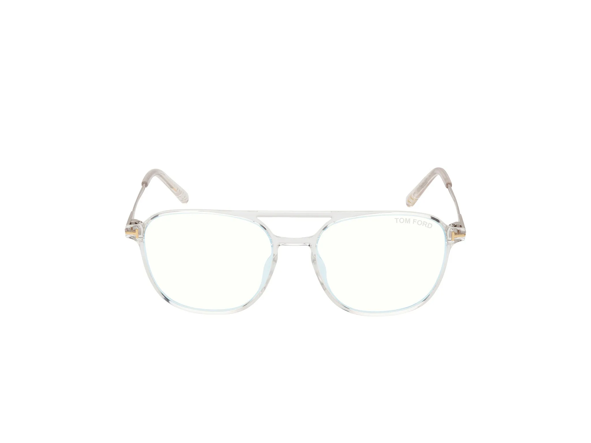 TOM FORD FT5874-B 26 Montature da vista Iniettato Trasparente Pilot Normale - immagine 3