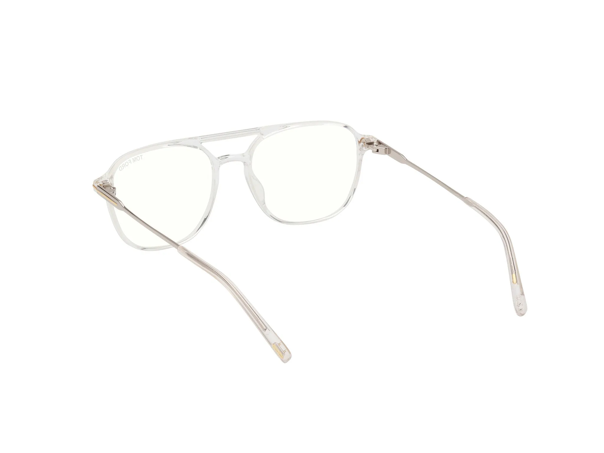 TOM FORD FT5874-B 26 Montature da vista Iniettato Trasparente Pilot Normale - immagine 4