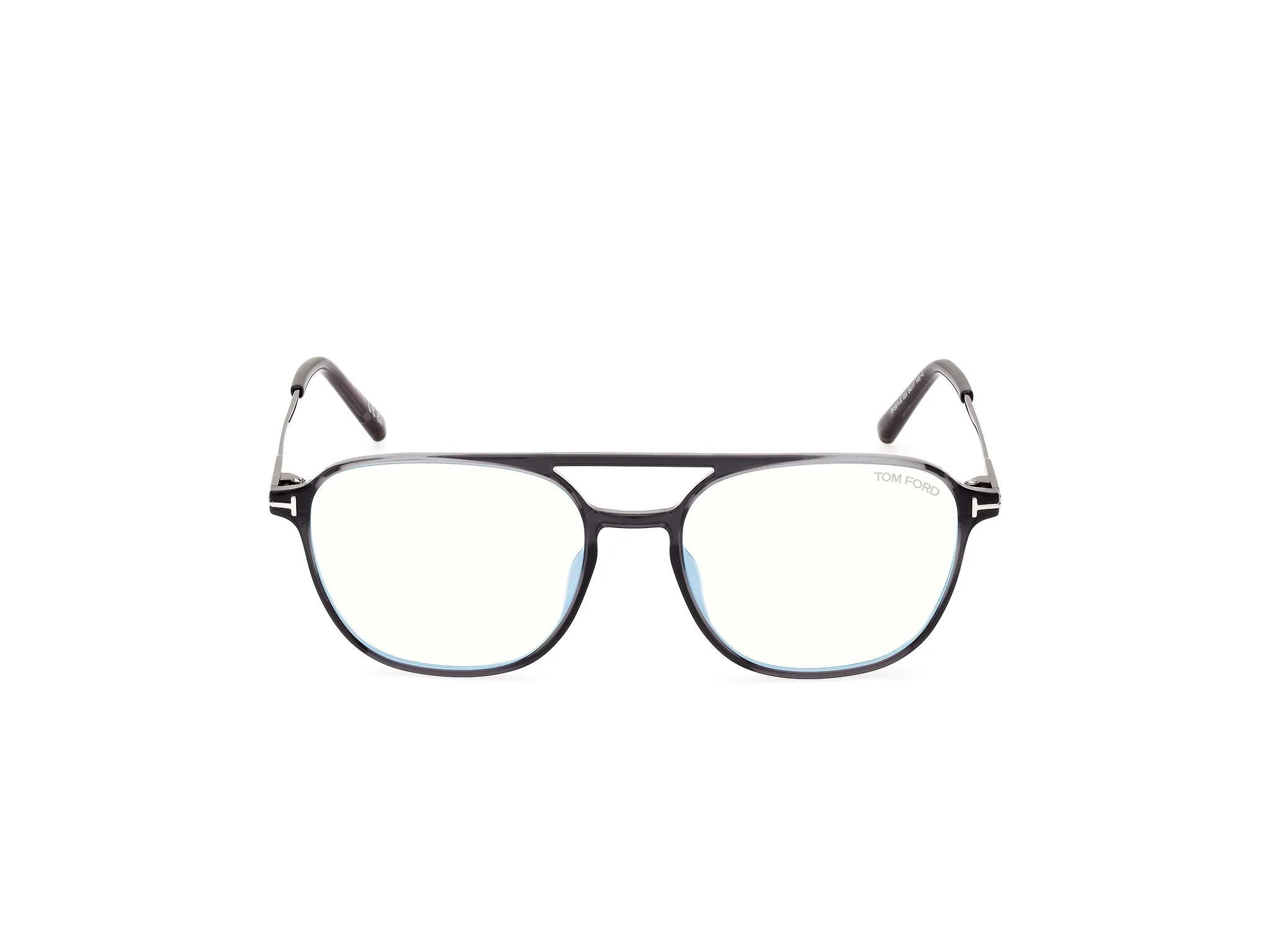 TOM FORD FT5874-B 20 Montature da vista Iniettato Grigio Pilot Normale - immagine 3