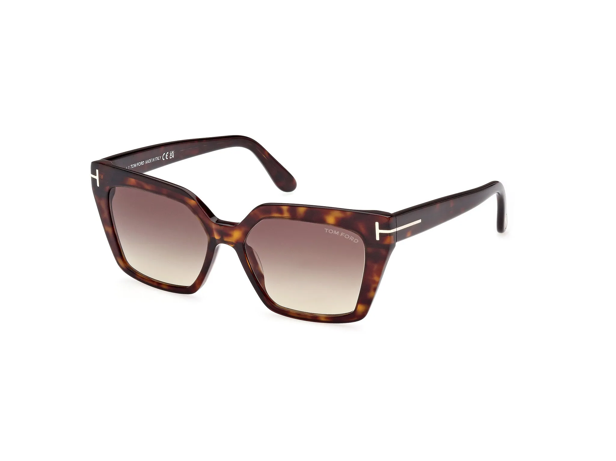 TOM FORD FT1030 WINONA 52F Occhiali da sole Acetato Cat Eye Normale Sfumato - immagine 1