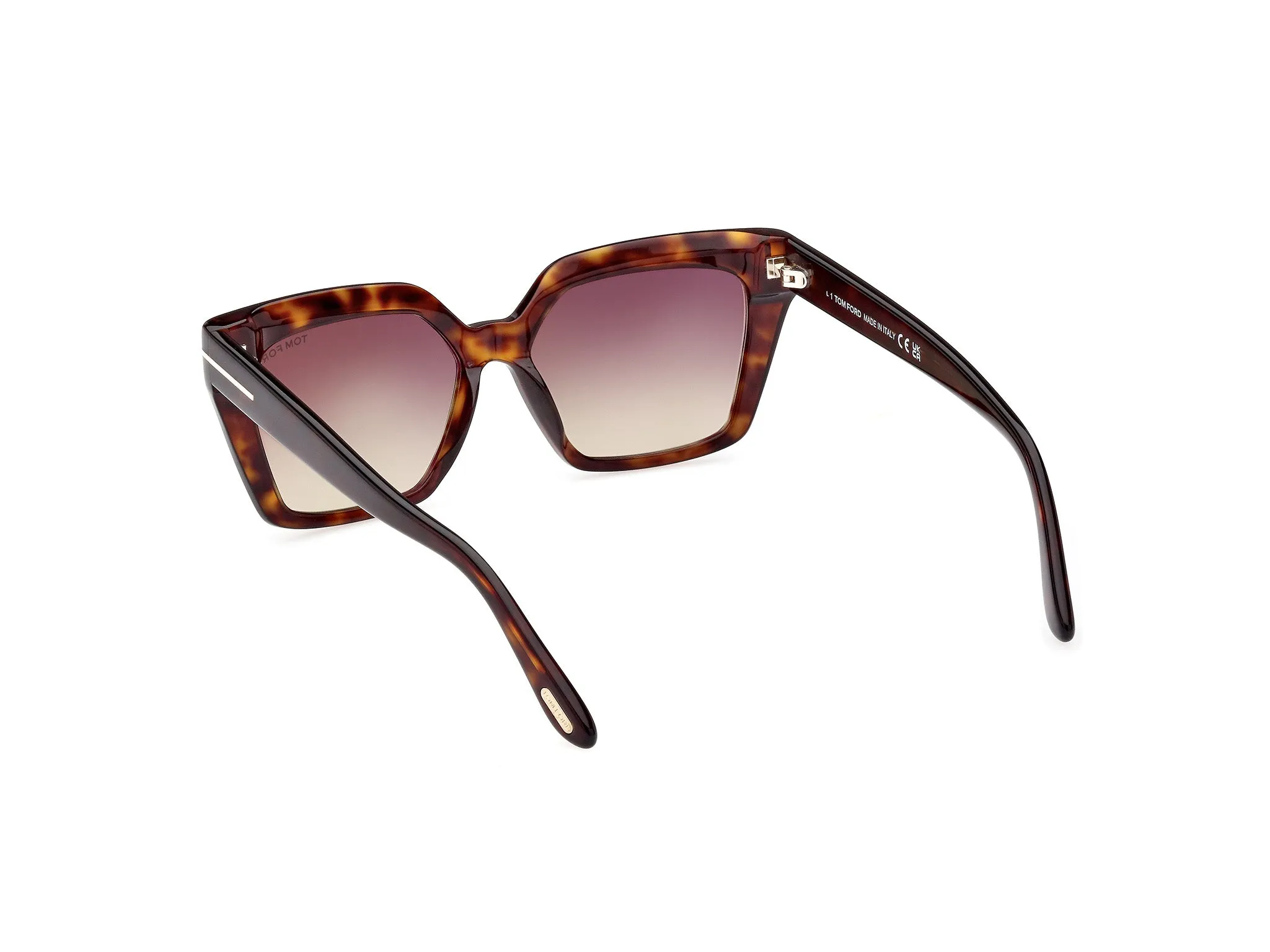 TOM FORD FT1030 WINONA 52F Occhiali da sole Acetato Cat Eye Normale Sfumato - immagine 4