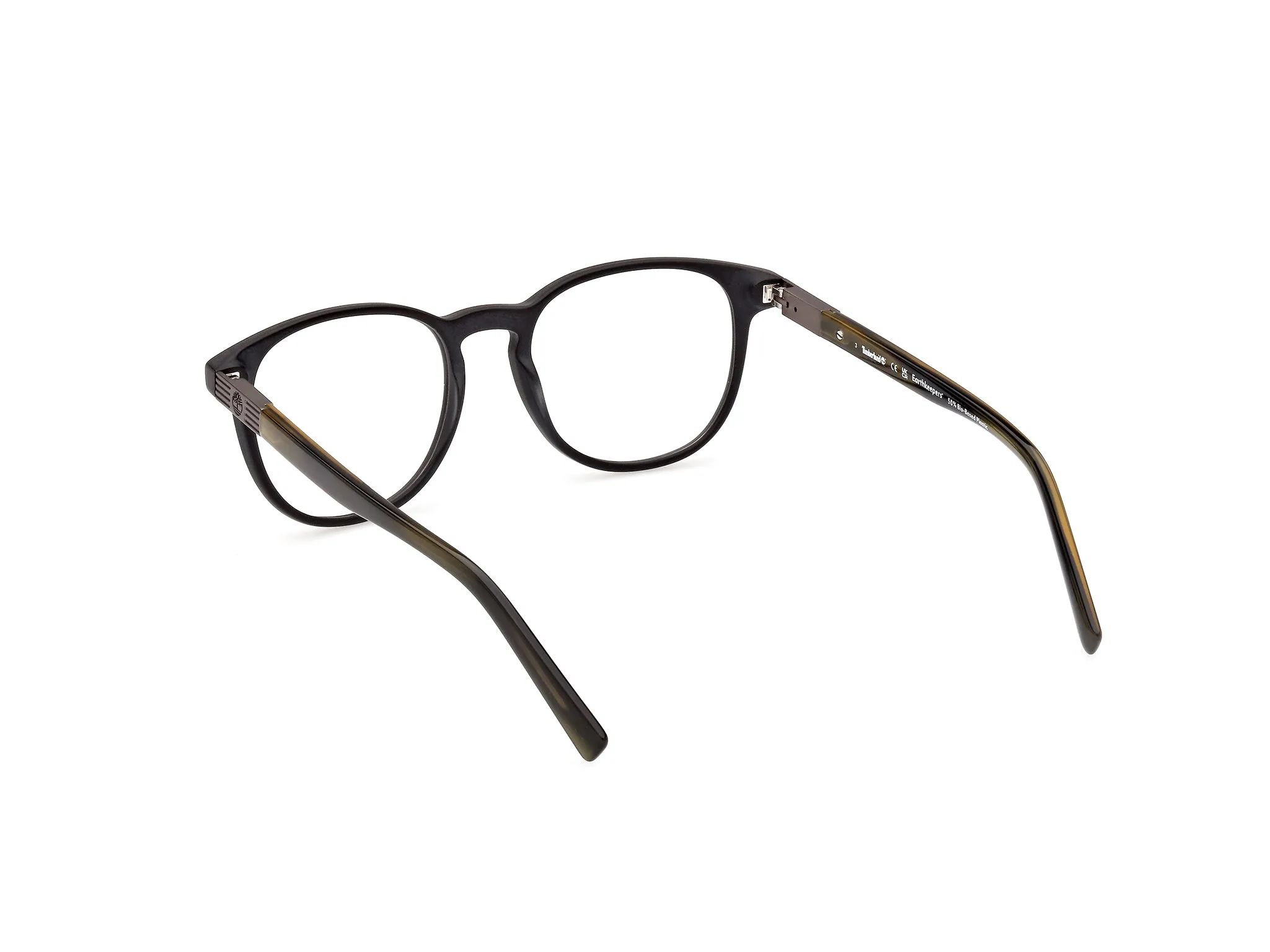 Timberland TB1804 2 Montature da vista Acetato Nero Rotonda Normale - immagine 4