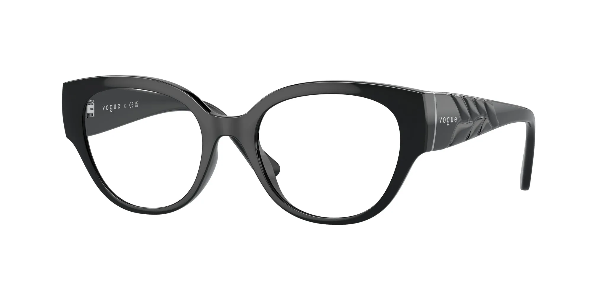 VOGUE EYEWEAR VO5482 W44 Montature da vista Iniettato Nero Pantos Normale - immagine 1