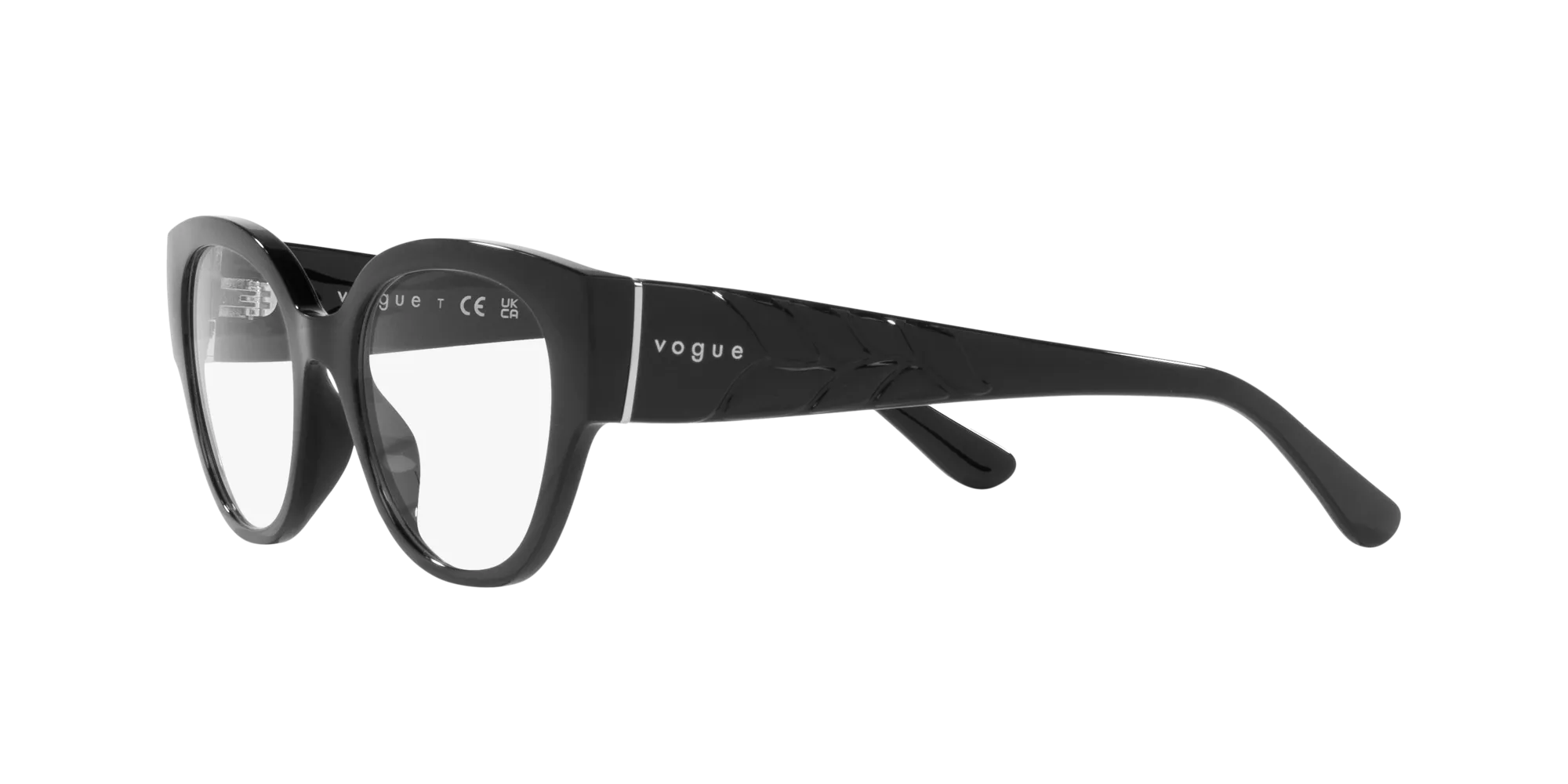 VOGUE EYEWEAR VO5482 W44 Montature da vista Iniettato Nero Pantos Normale - immagine 4