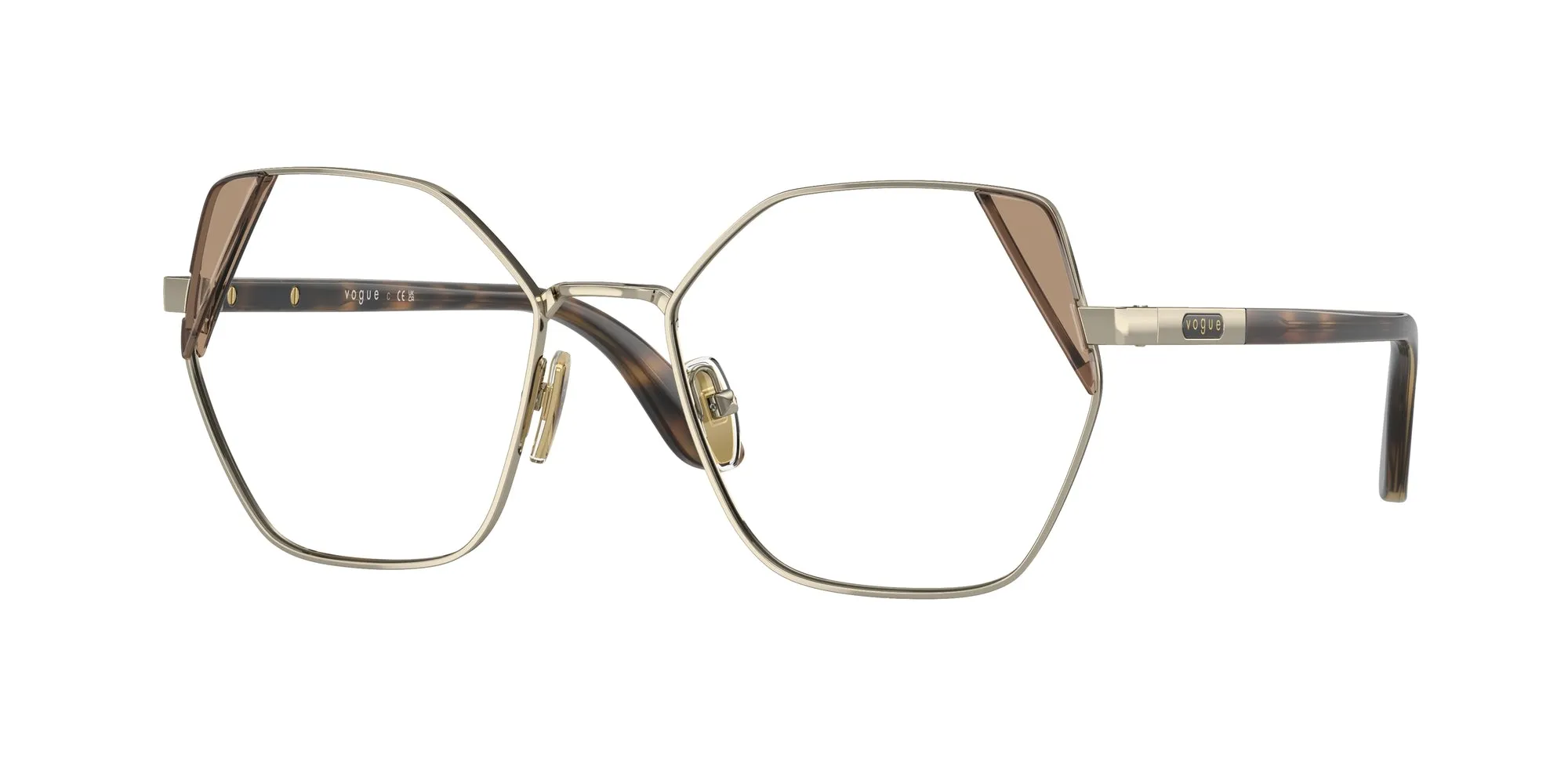 VOGUE EYEWEAR VO4270 848 Montature da vista Metallo Oro Geometrica Normale - immagine 1