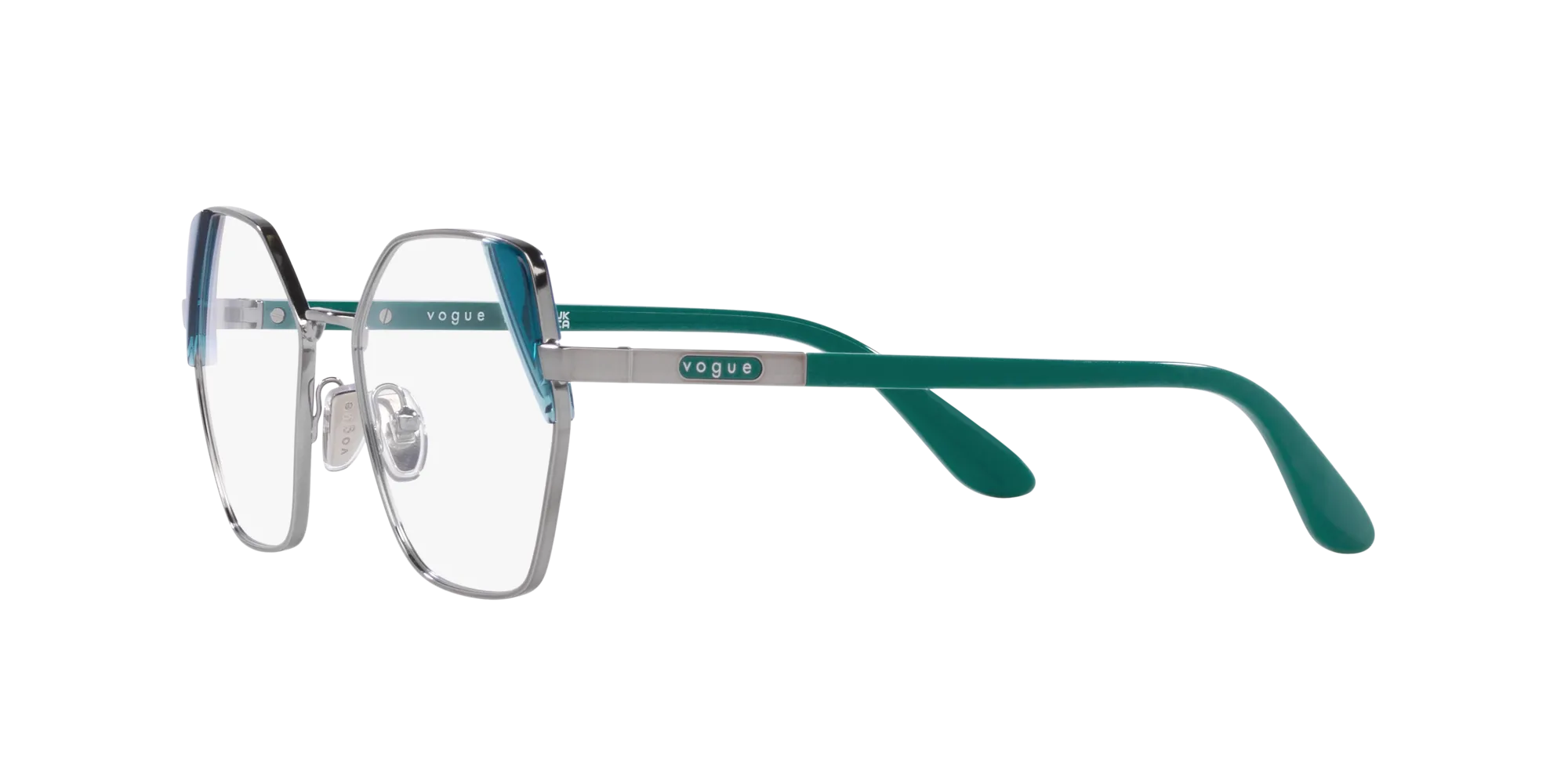 VOGUE EYEWEAR VO4270 548 Montature da vista Metallo Grigio Geometrica Normale - immagine 4
