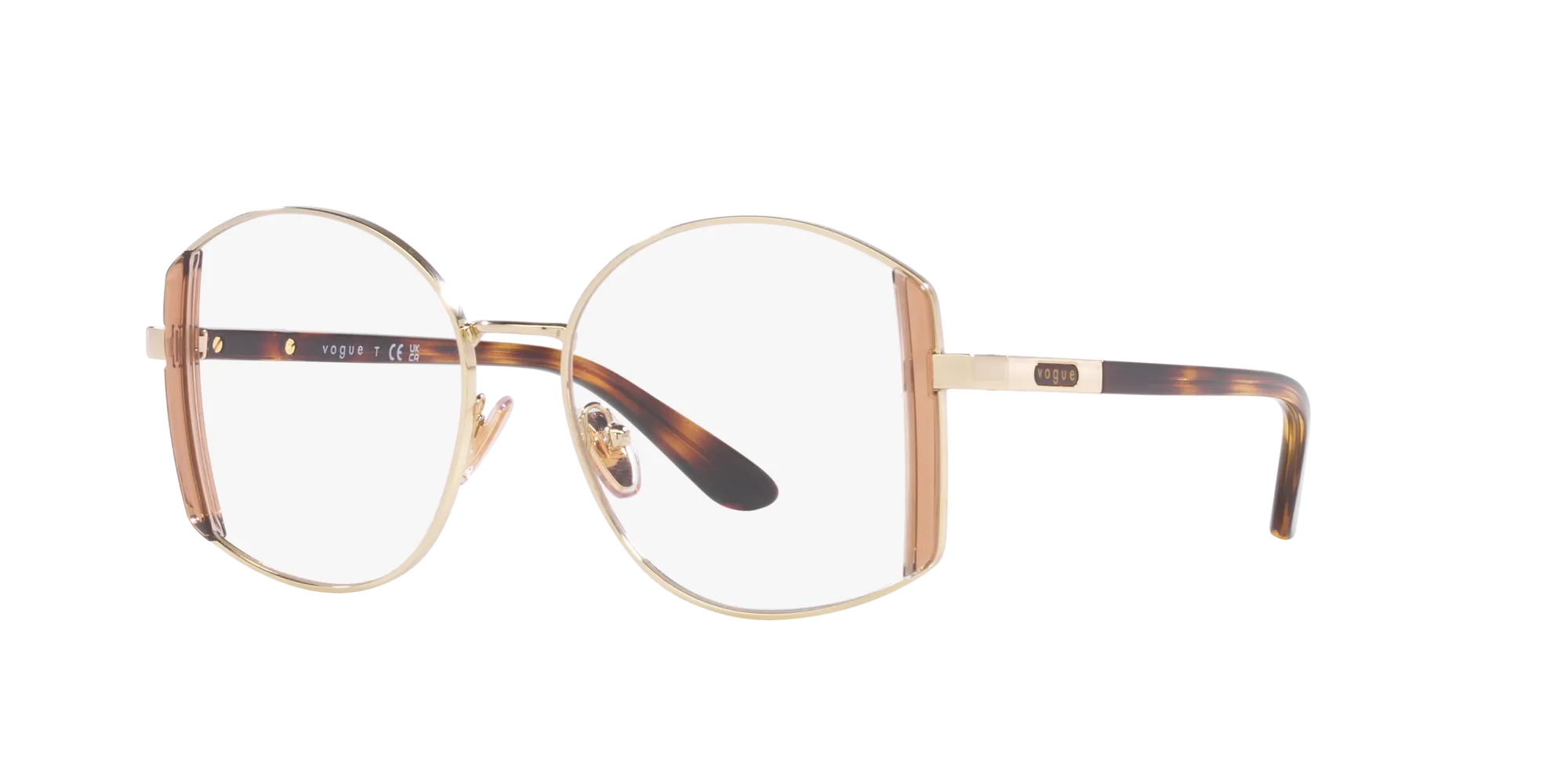 VOGUE EYEWEAR VO4269 848 Montature da vista Metallo Oro Geometrica Normale - immagine 3