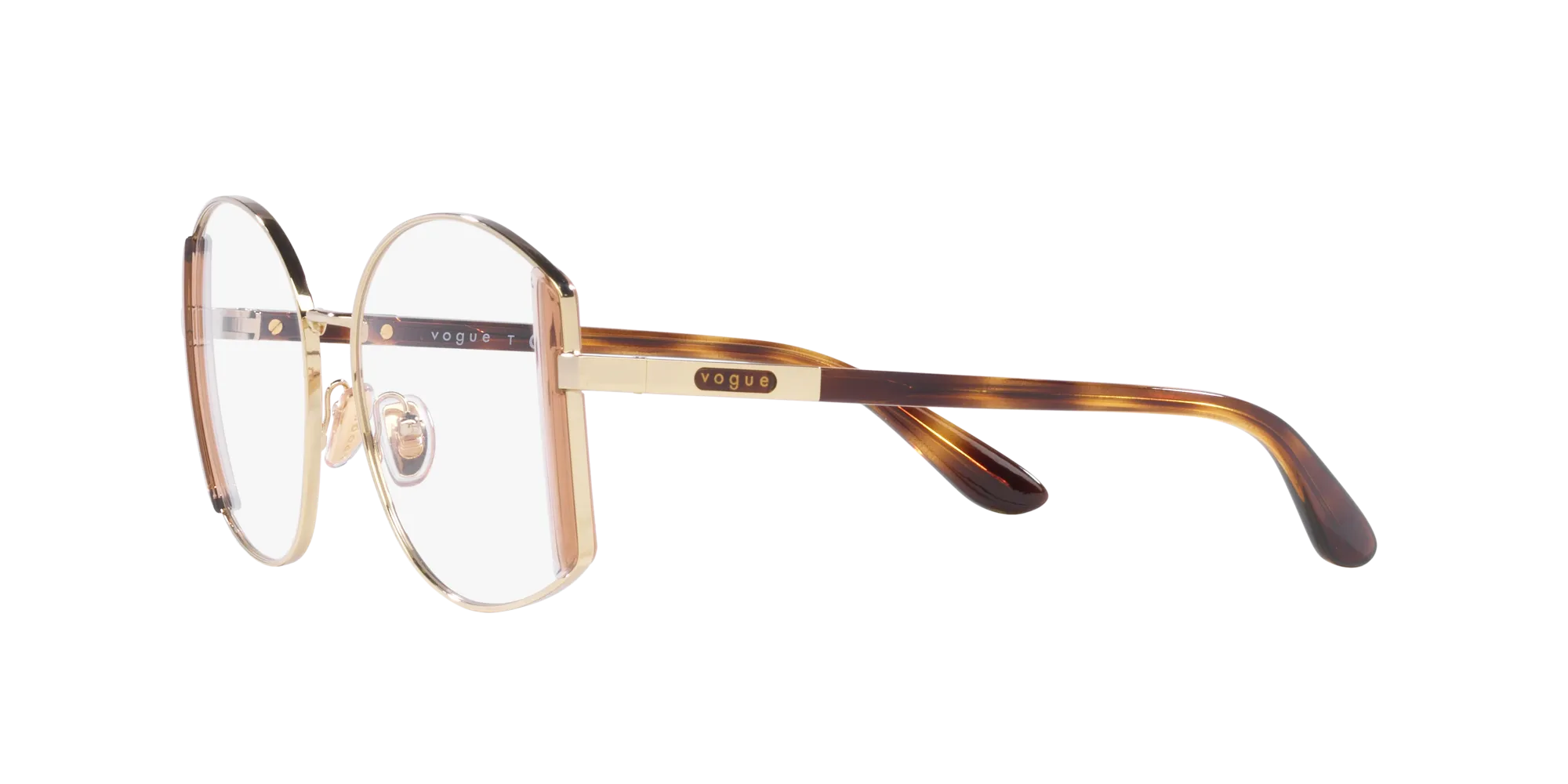 VOGUE EYEWEAR VO4269 848 Montature da vista Metallo Oro Geometrica Normale - immagine 4