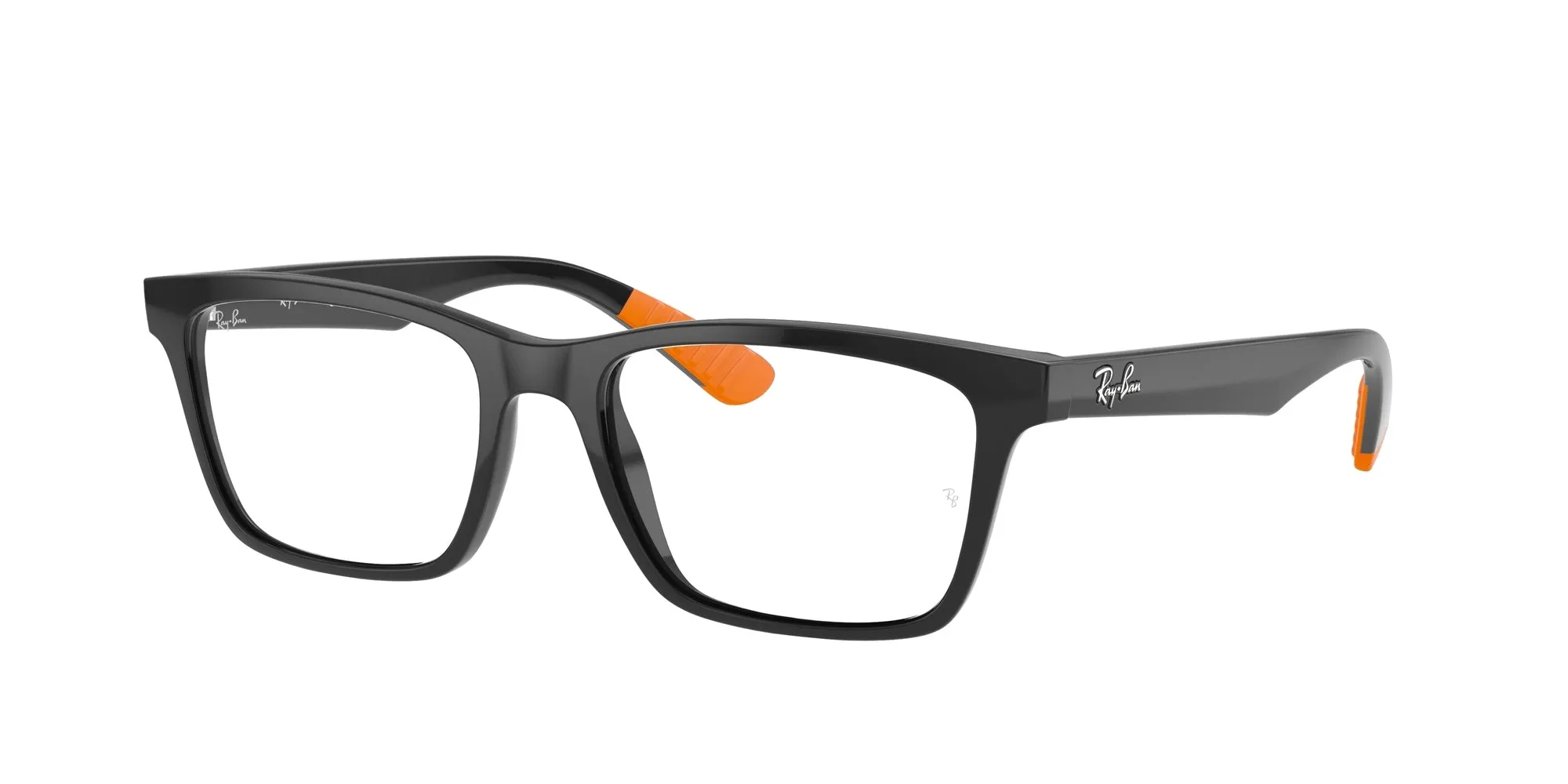 Ray - Ban RX7025 5417 Montature da vista Iniettato Nero Trasparente Squadrata Normale - immagine 1