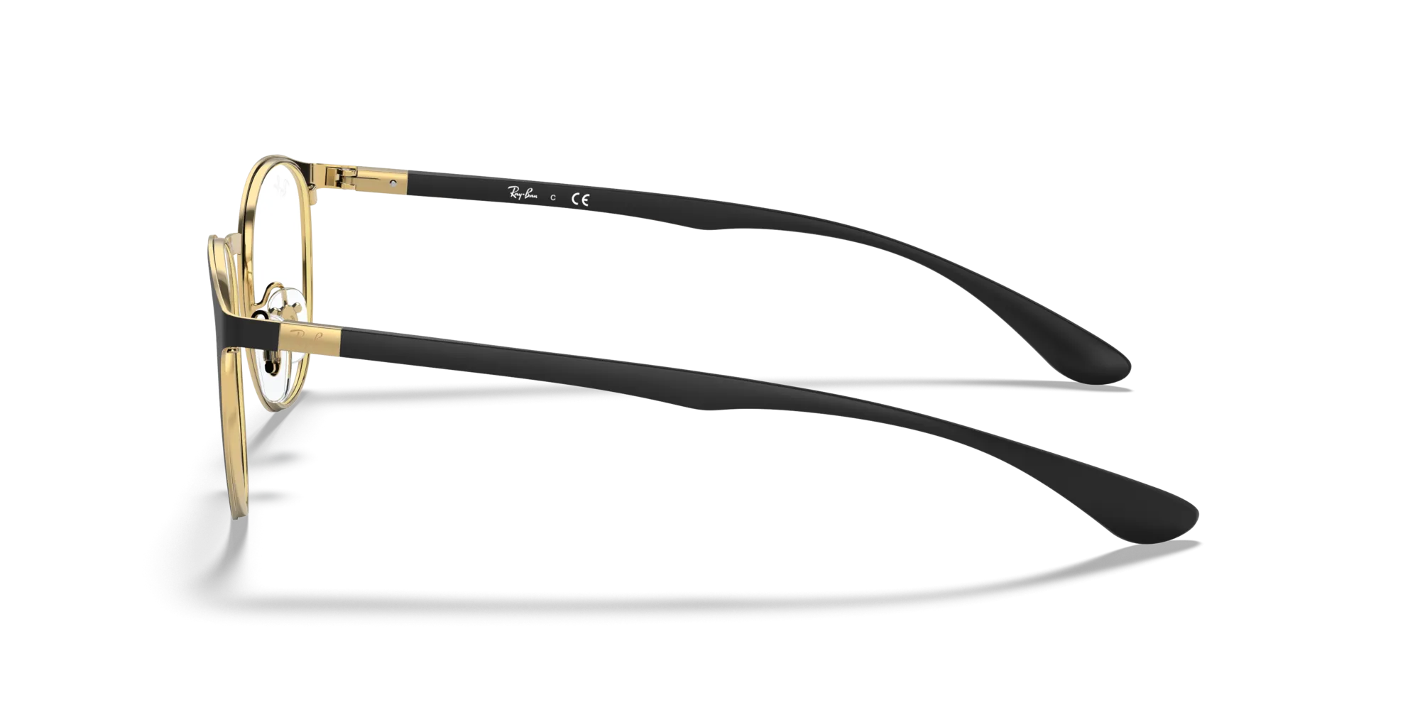 Ray - Ban RX6355 2994 Montature da vista Metallo Nero Trasparente Pantos Normale - immagine 4