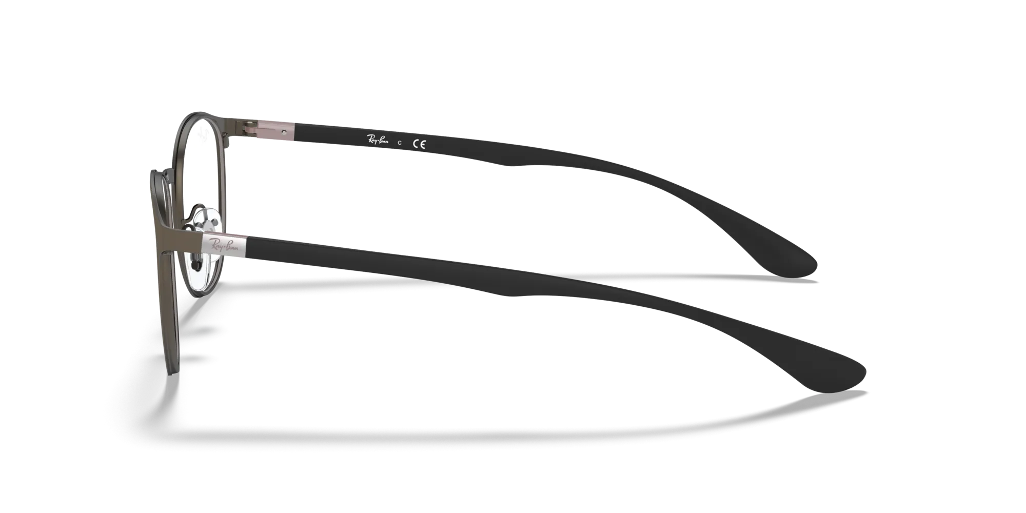 Ray - Ban RX6355 2620 Montature da vista Metallo Grigio Trasparente Pantos Normale - immagine 4