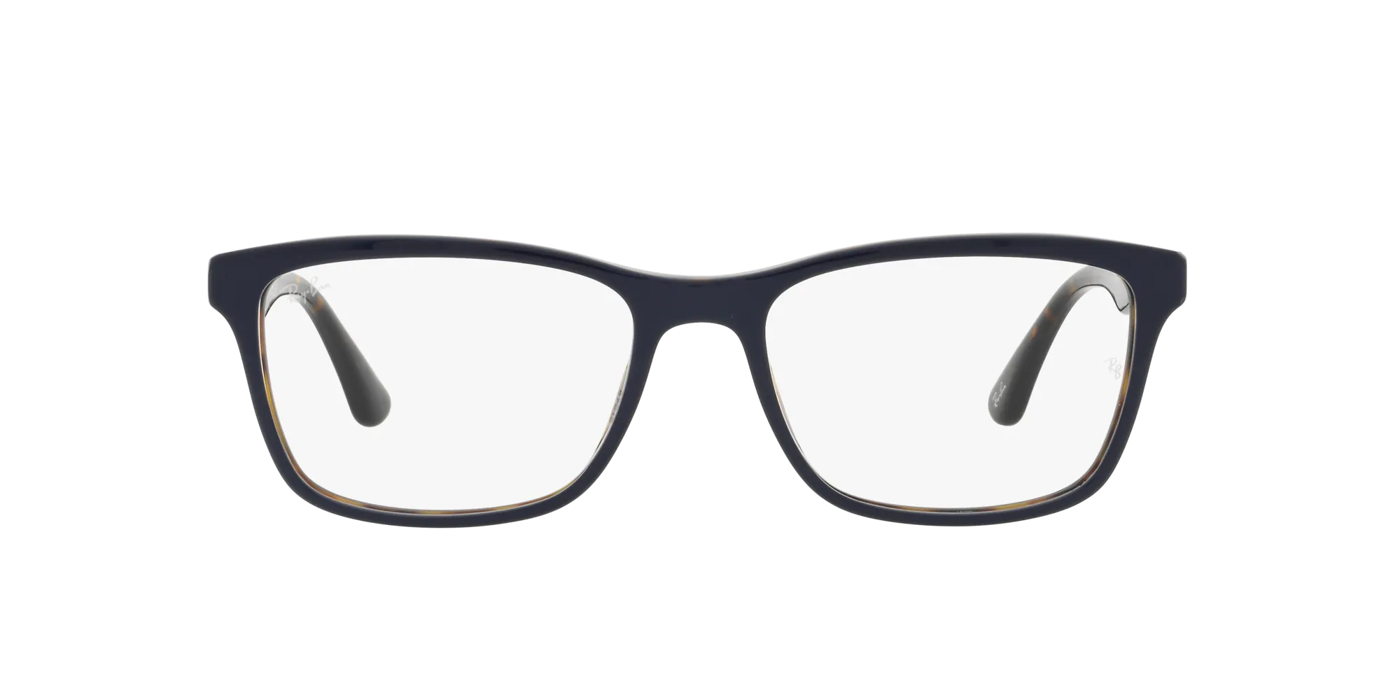 Ray - Ban RX5279 8283 Montature da vista Acetato Blu Trasparente Squadrata Normale - immagine 2