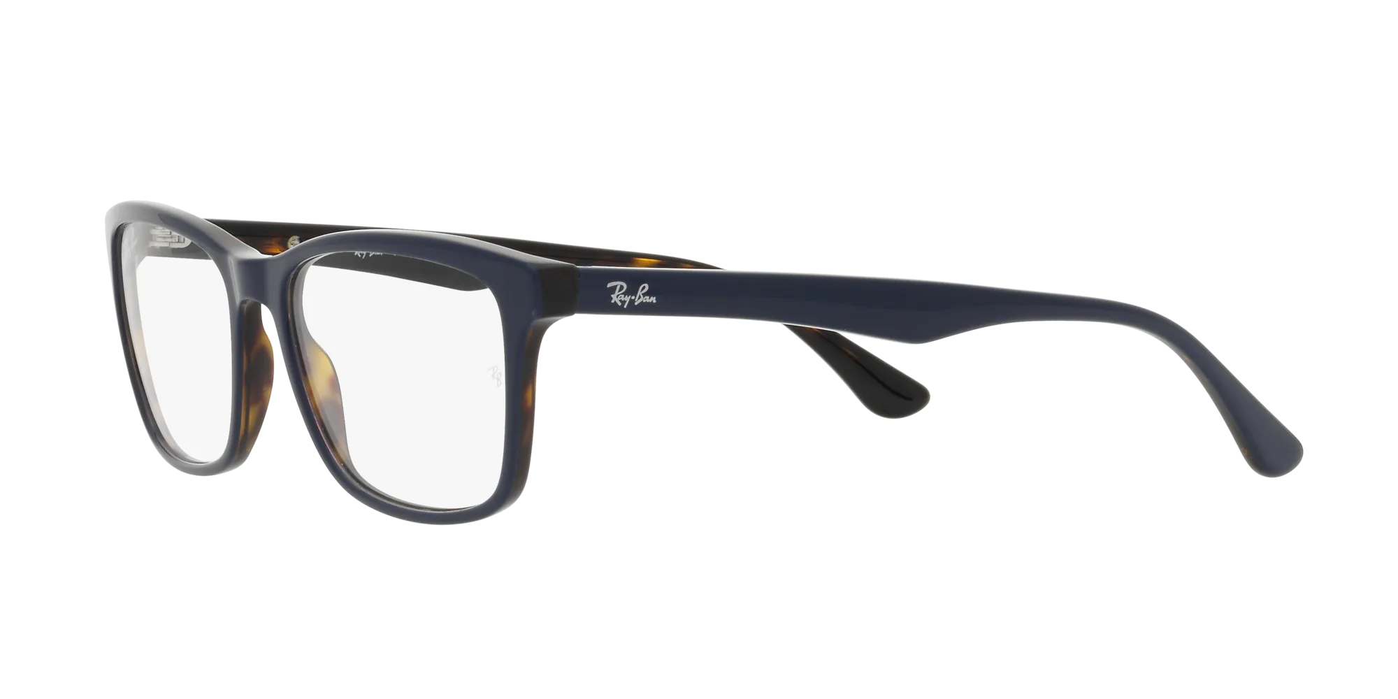 Ray - Ban RX5279 8283 Montature da vista Acetato Blu Trasparente Squadrata Normale - immagine 4