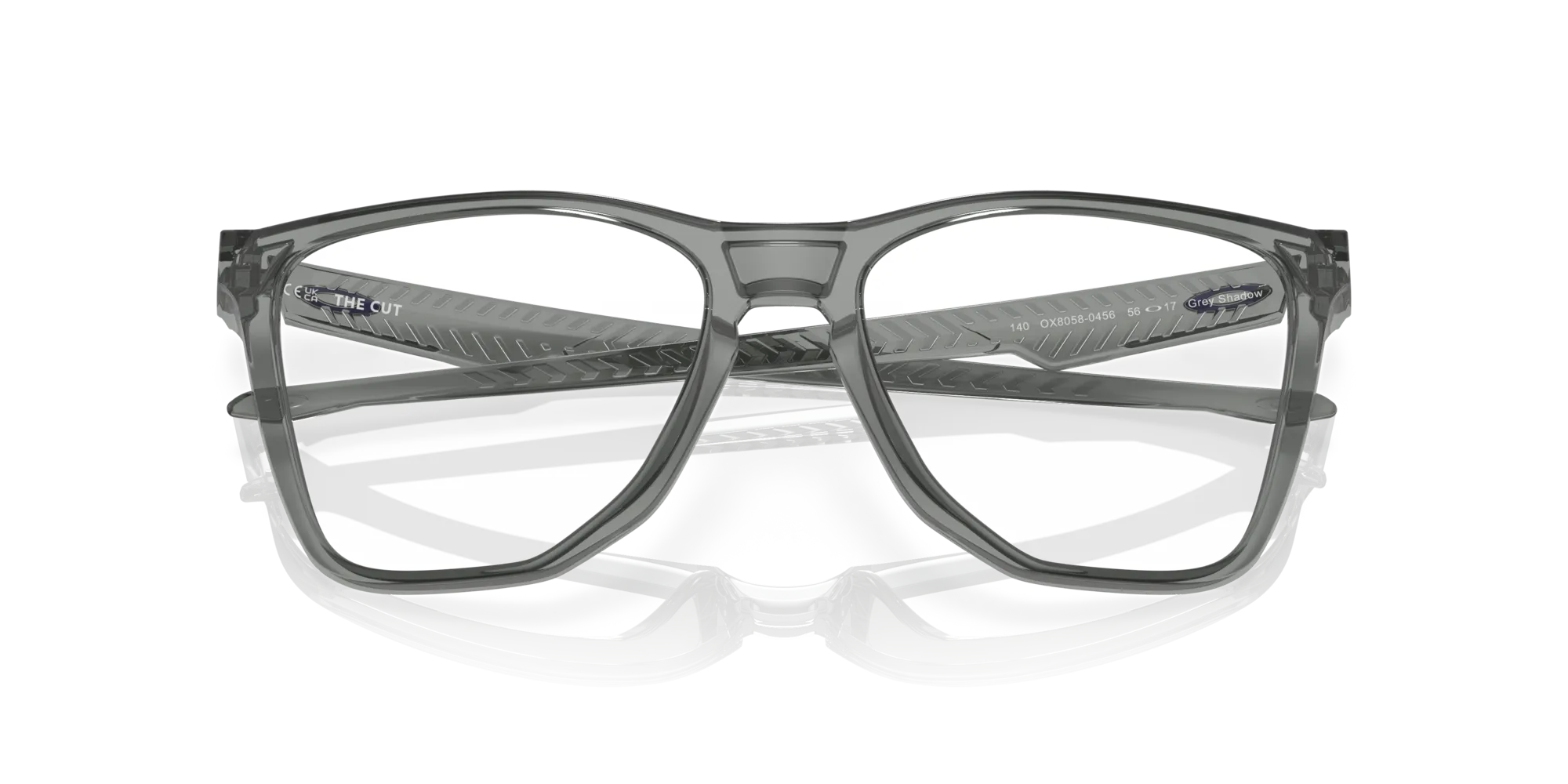 Oakley OX8058 THE CUT 805804 Montature da vista O_Matter Grigio Trasparente Squadrata Normale - immagine 2