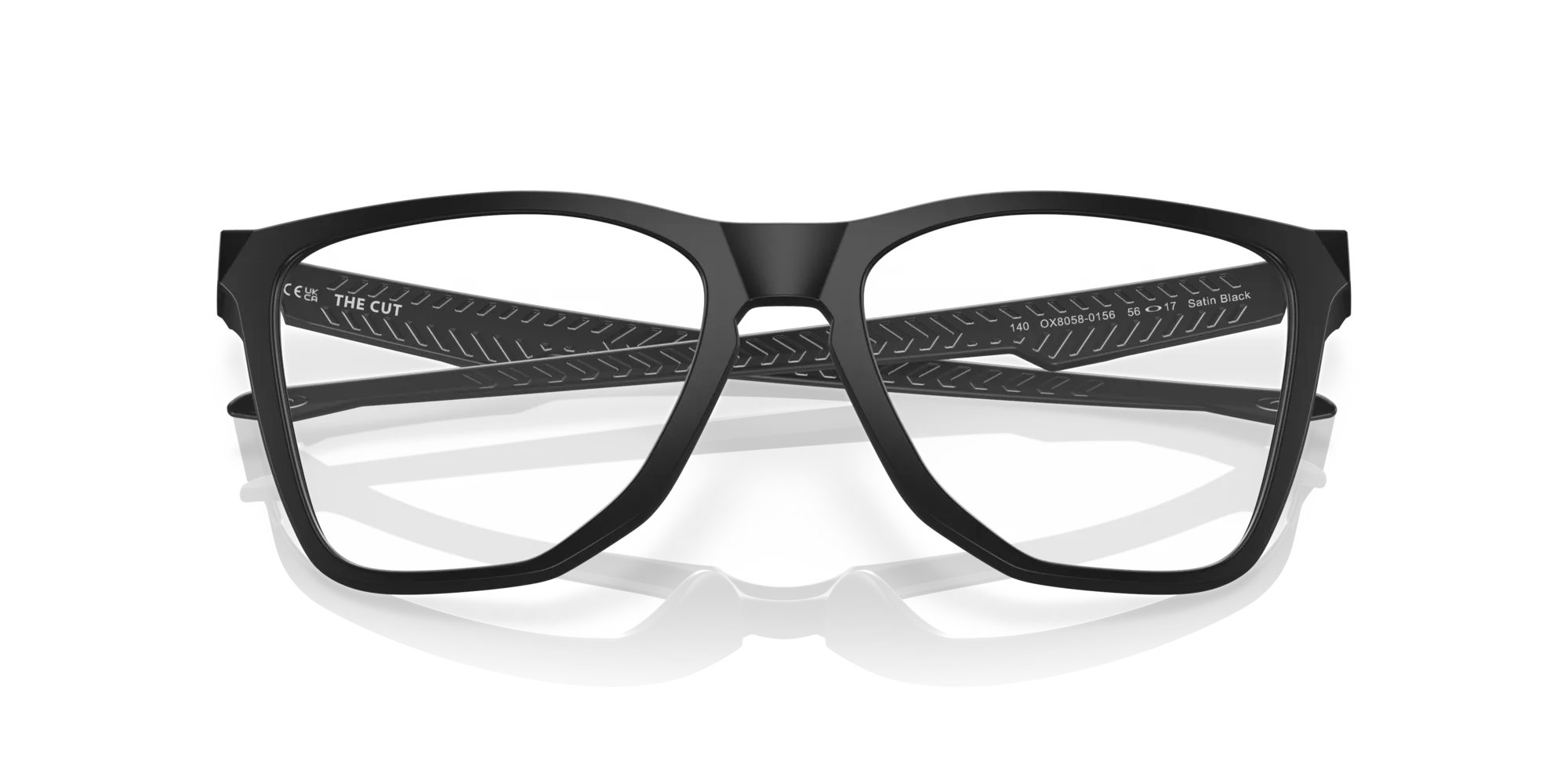 Oakley OX8058 THE CUT 805801 Montature da vista O_Matter Nero Trasparente Squadrata Normale - immagine 2