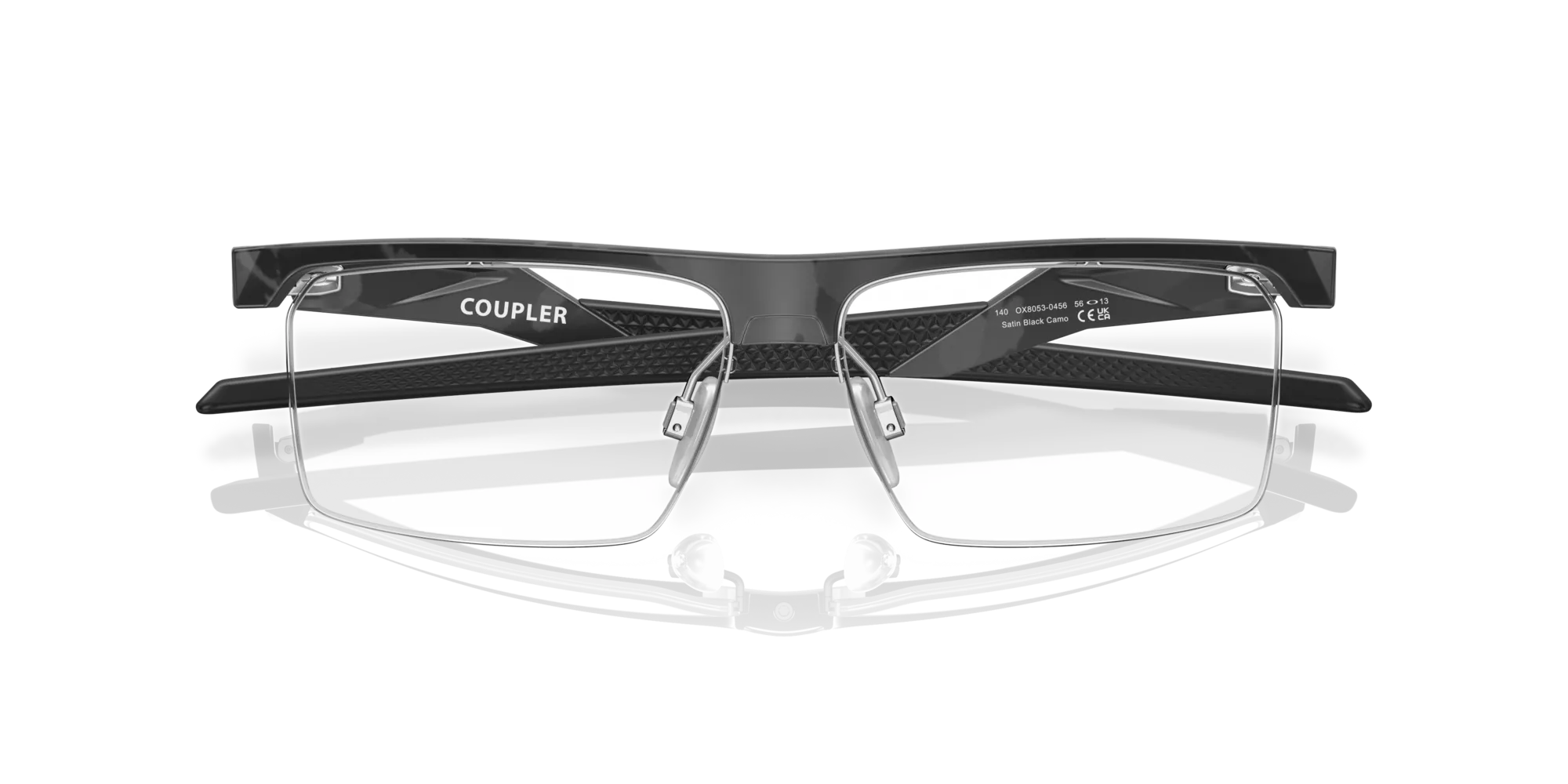 Oakley OX8053 COUPLER 805304 Montature da vista O_Matter Nero Trasparente Squadrata Normale - immagine 2