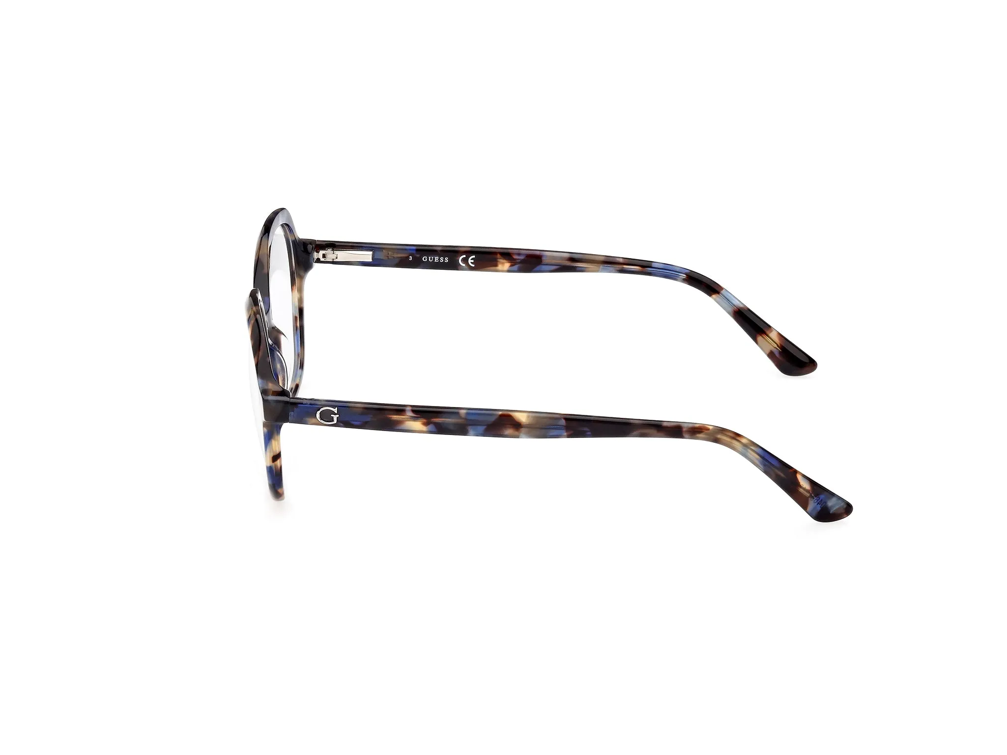 Guess GU8271 92 Montature da vista Acetato Blu Rotonda Normale - immagine 4