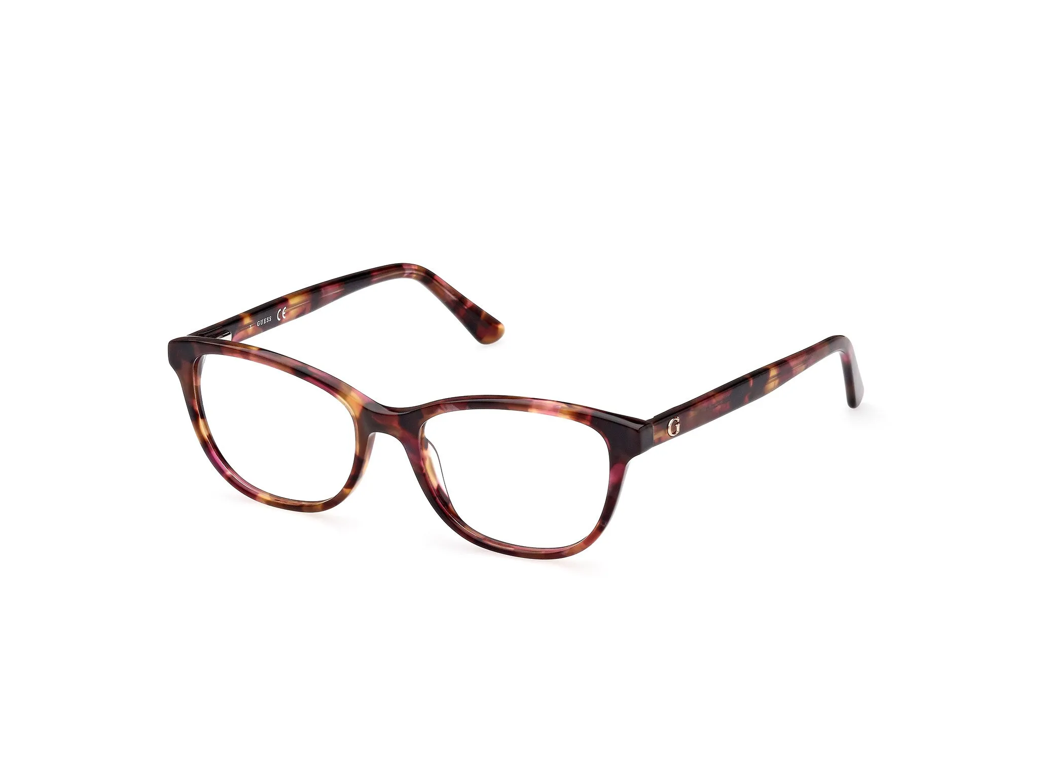 Guess GU8270 71 Montature da vista Acetato Bordeaux Squadrata Normale - immagine 1