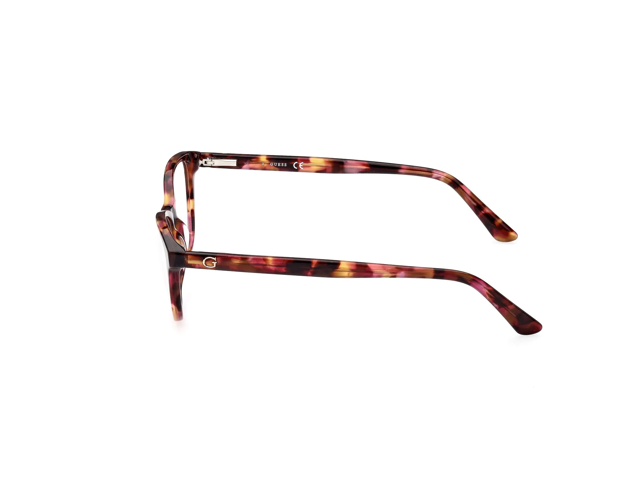 Guess GU8270 71 Montature da vista Acetato Bordeaux Squadrata Normale - immagine 3
