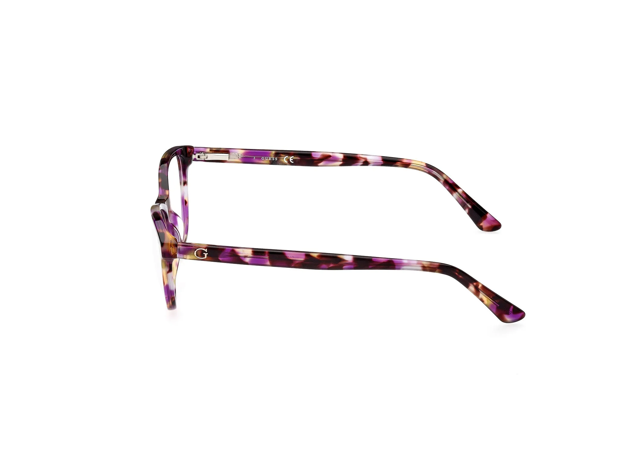 Guess GU8270 83 Montature da vista Acetato Viola Squadrata Normale - immagine 3
