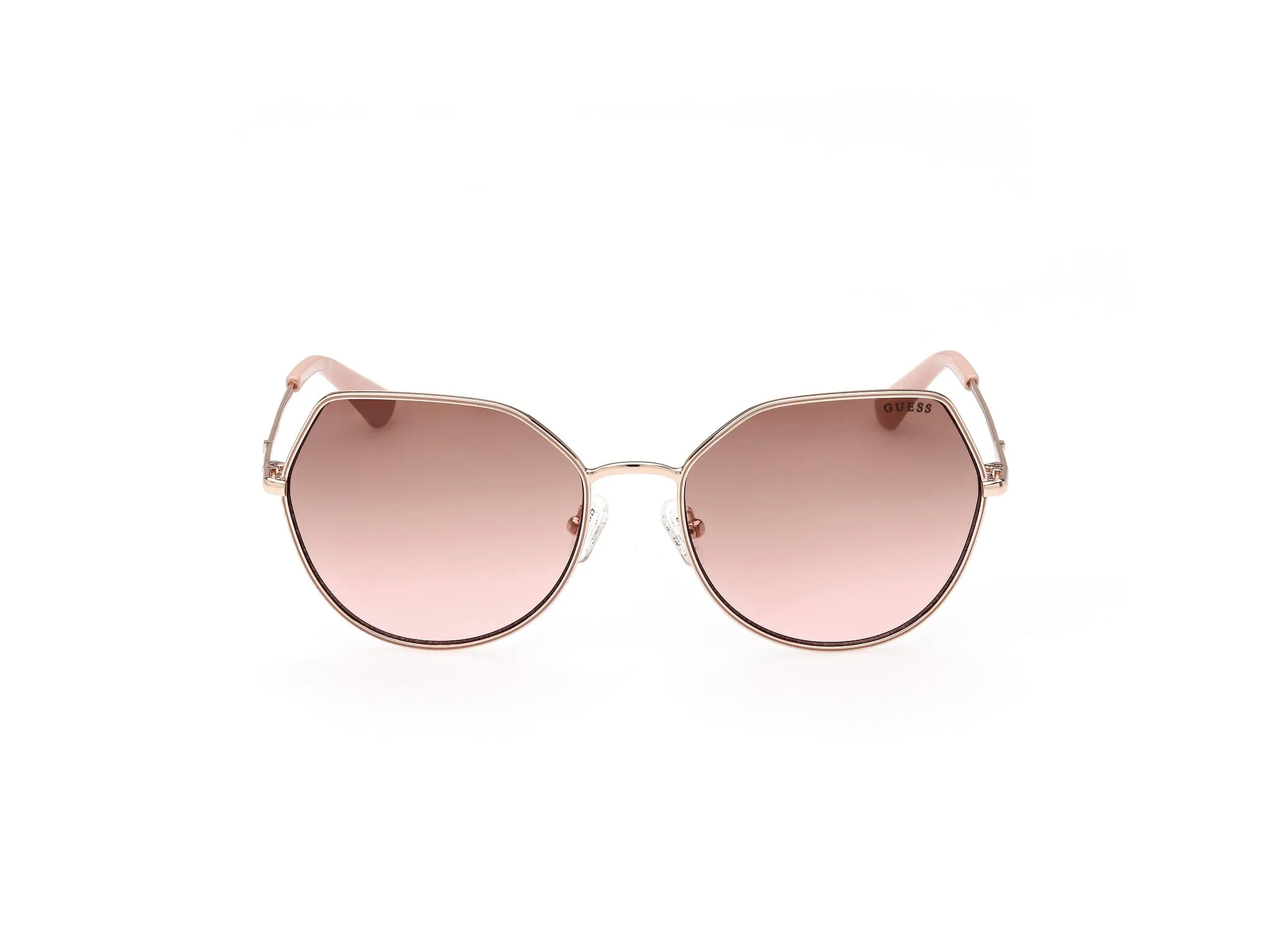 Guess GU7867 32F Occhiali da sole Metallo Oro Marrone Geometrica Normale Sfumato - immagine 2