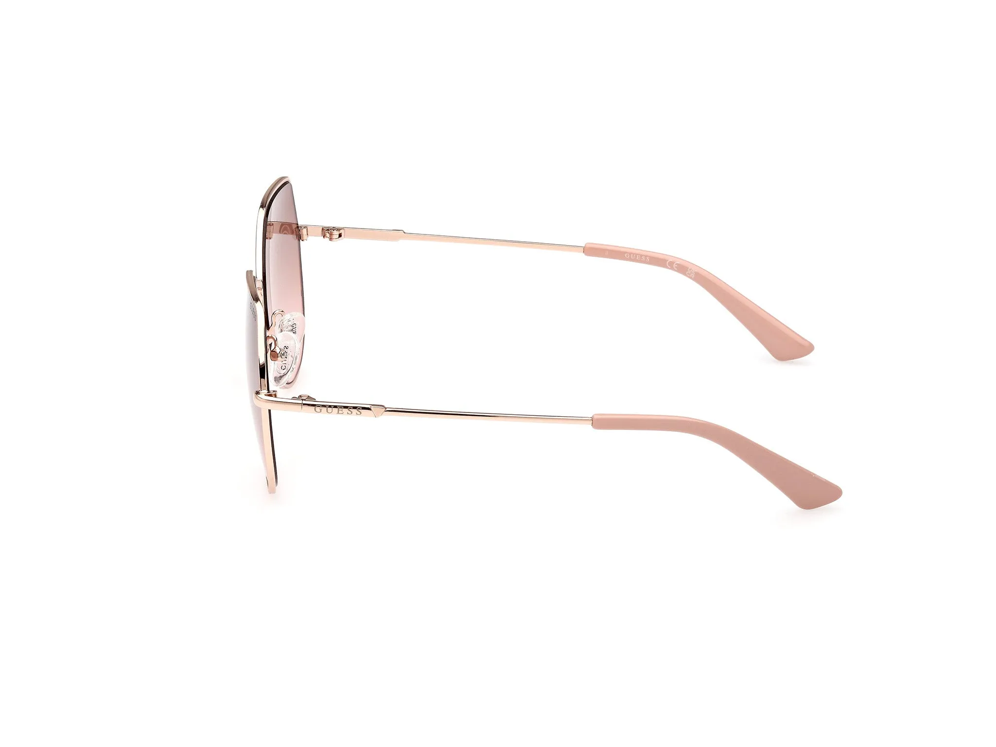 Guess GU7867 32F Occhiali da sole Metallo Oro Marrone Geometrica Normale Sfumato - immagine 3