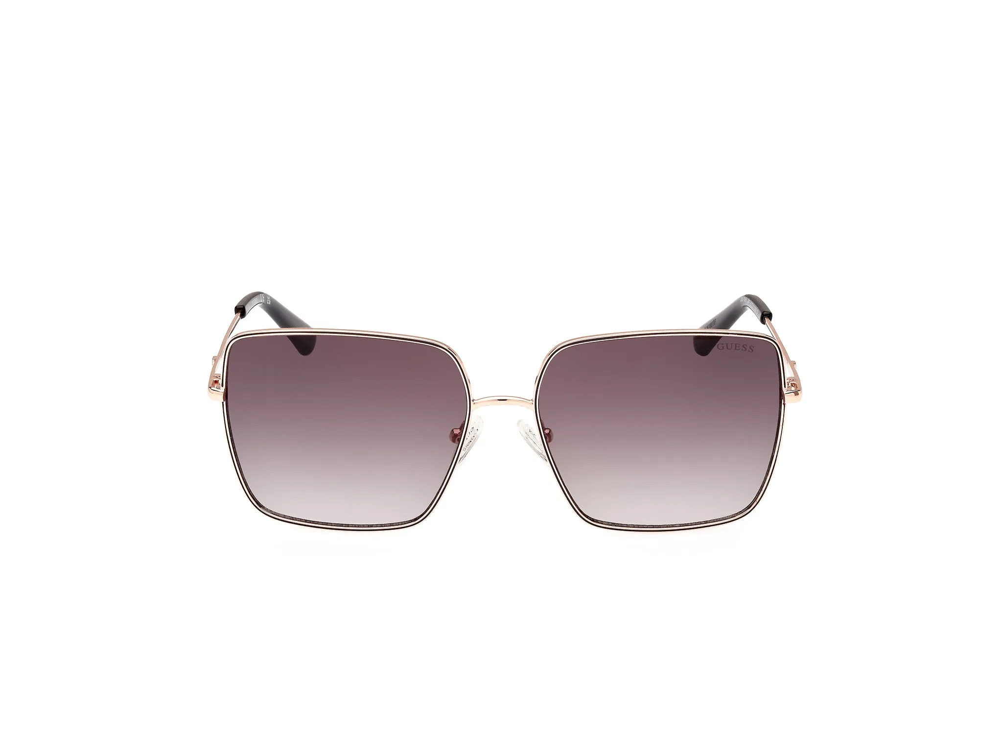 Guess GU7866 28P Occhiali da sole Metallo Oro Verde Squadrata Normale Sfumato - immagine 2