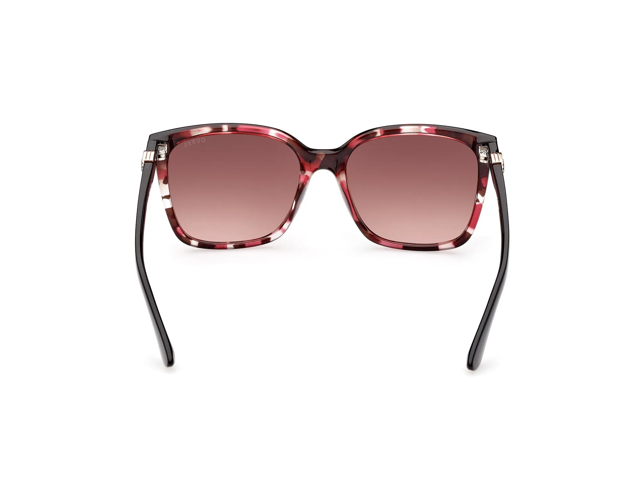Guess GU7865 55T Occhiali da sole Iniettato Havana Bordeaux Squadrata Normale Sfumato - immagine 4